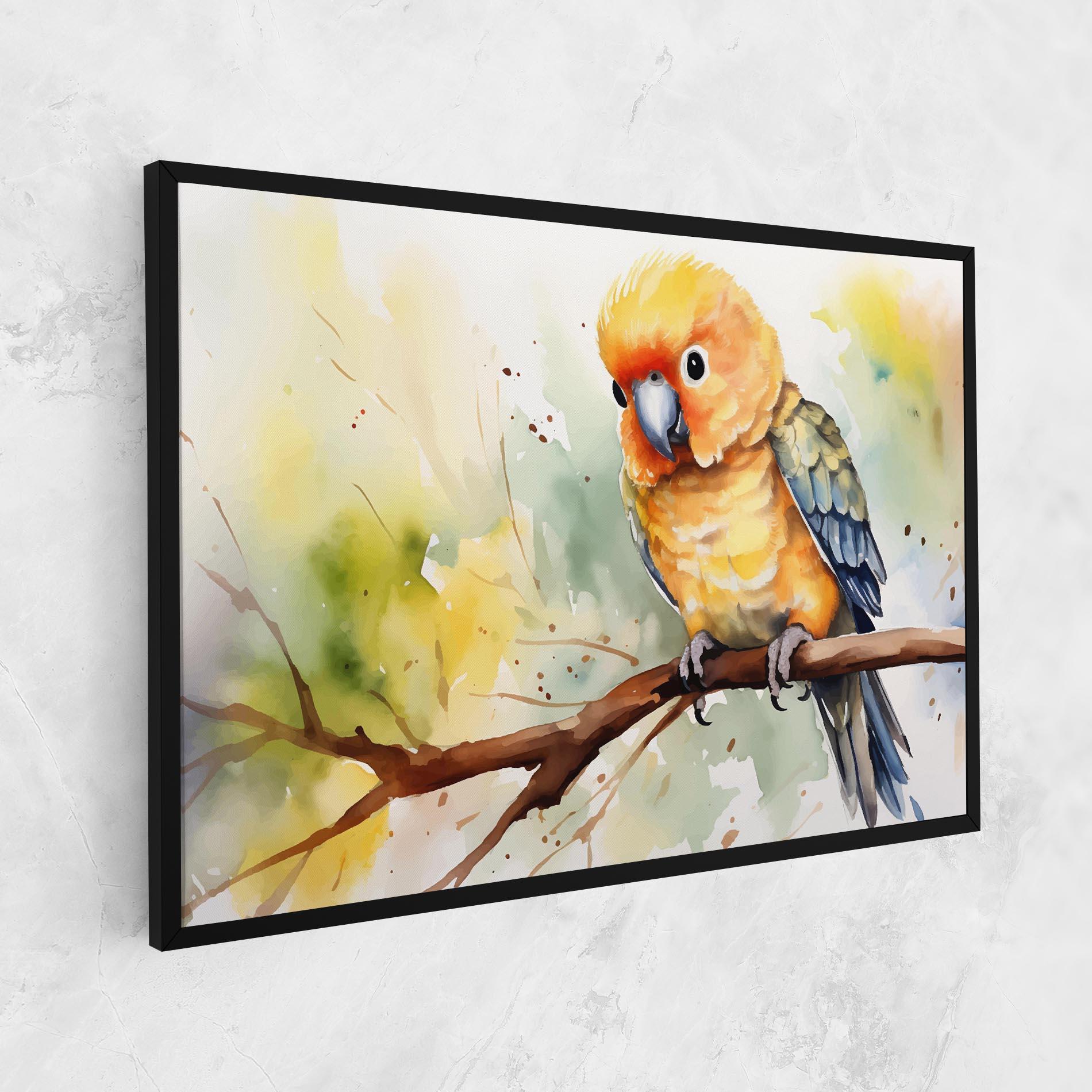 Tablou Canvas Cute Baby Parrot mockup 1