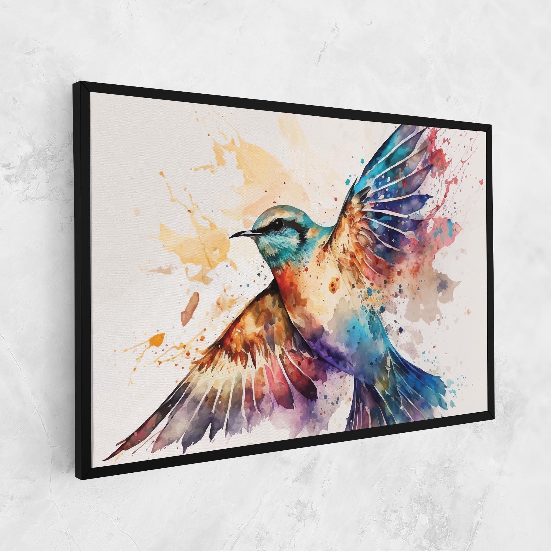 Tablou Canvas Painted Wings Bird mockup 1