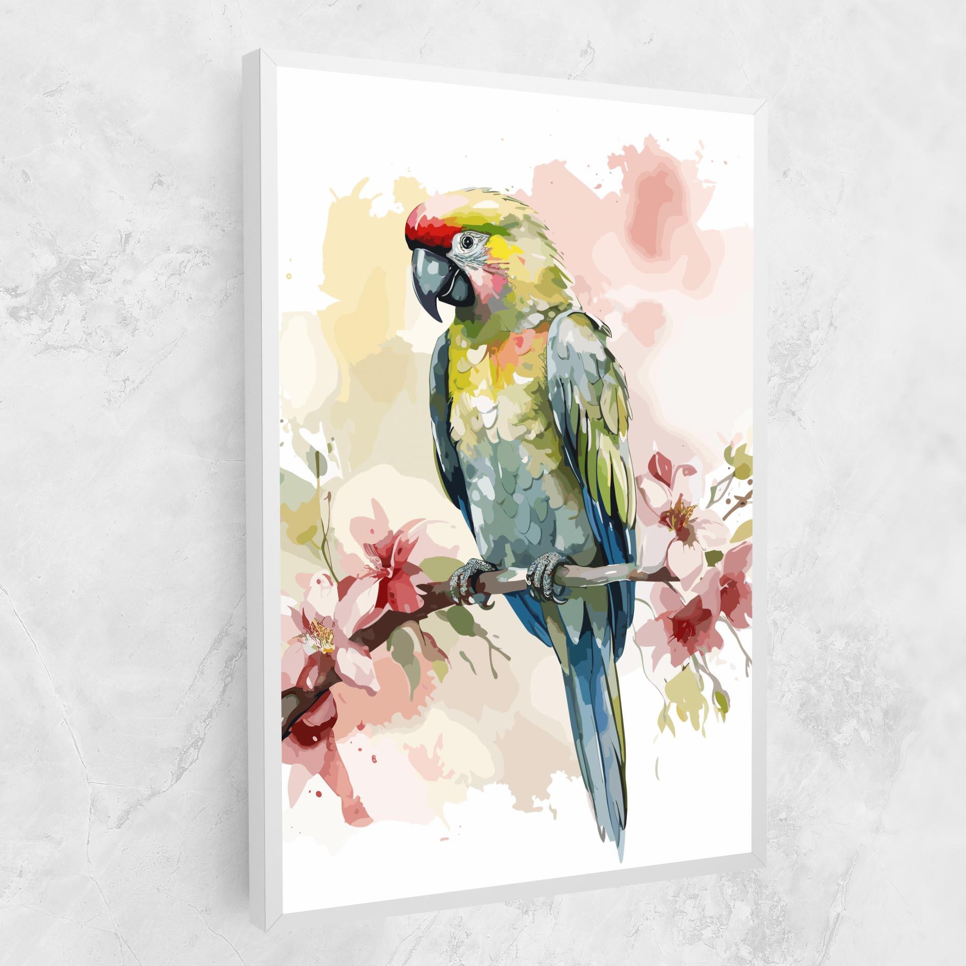 Tablou Canvas Beautiful Parrot mockup 1
