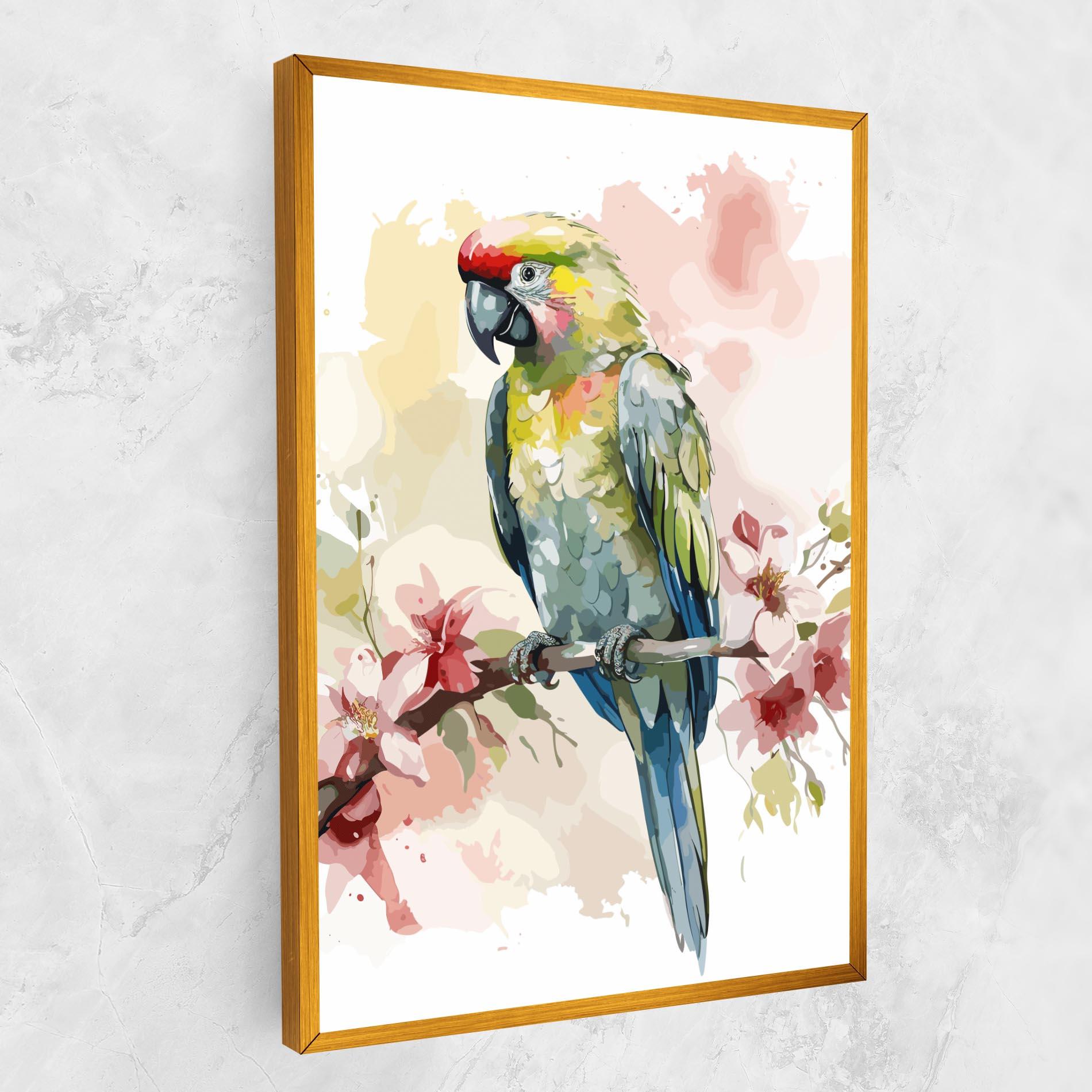 Tablou Canvas Beautiful Parrot mockup 1