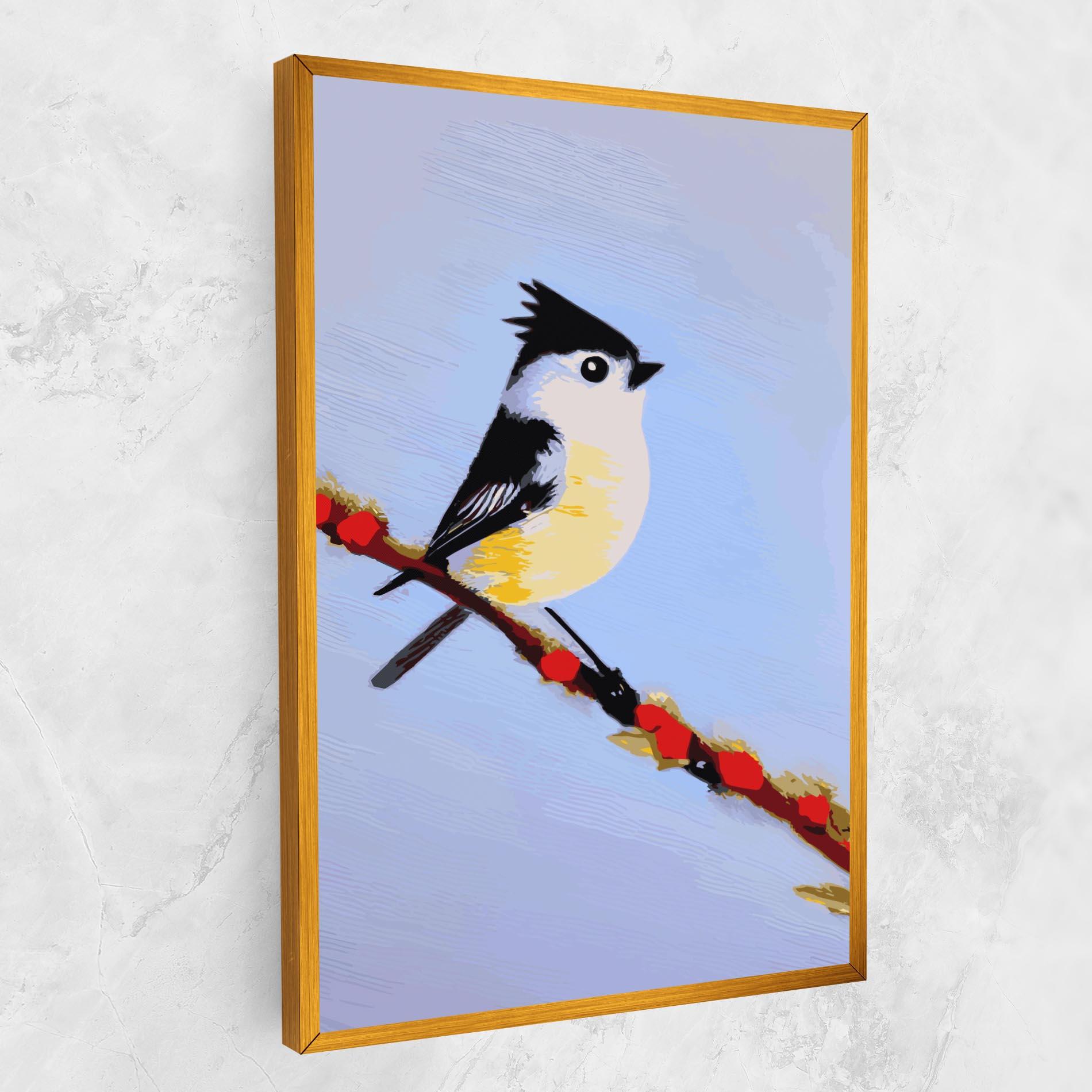 Tablou Canvas Bird Painting mockup 1