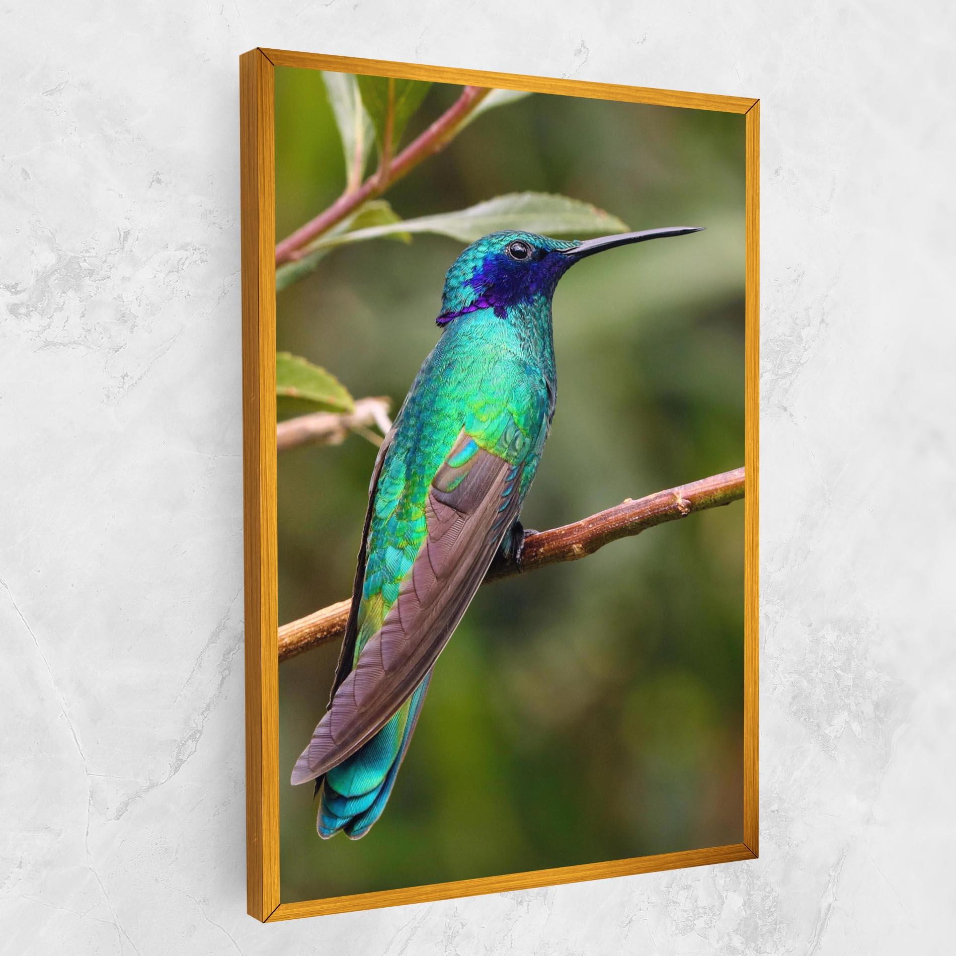 Tablou Canvas Green Bird mockup 1