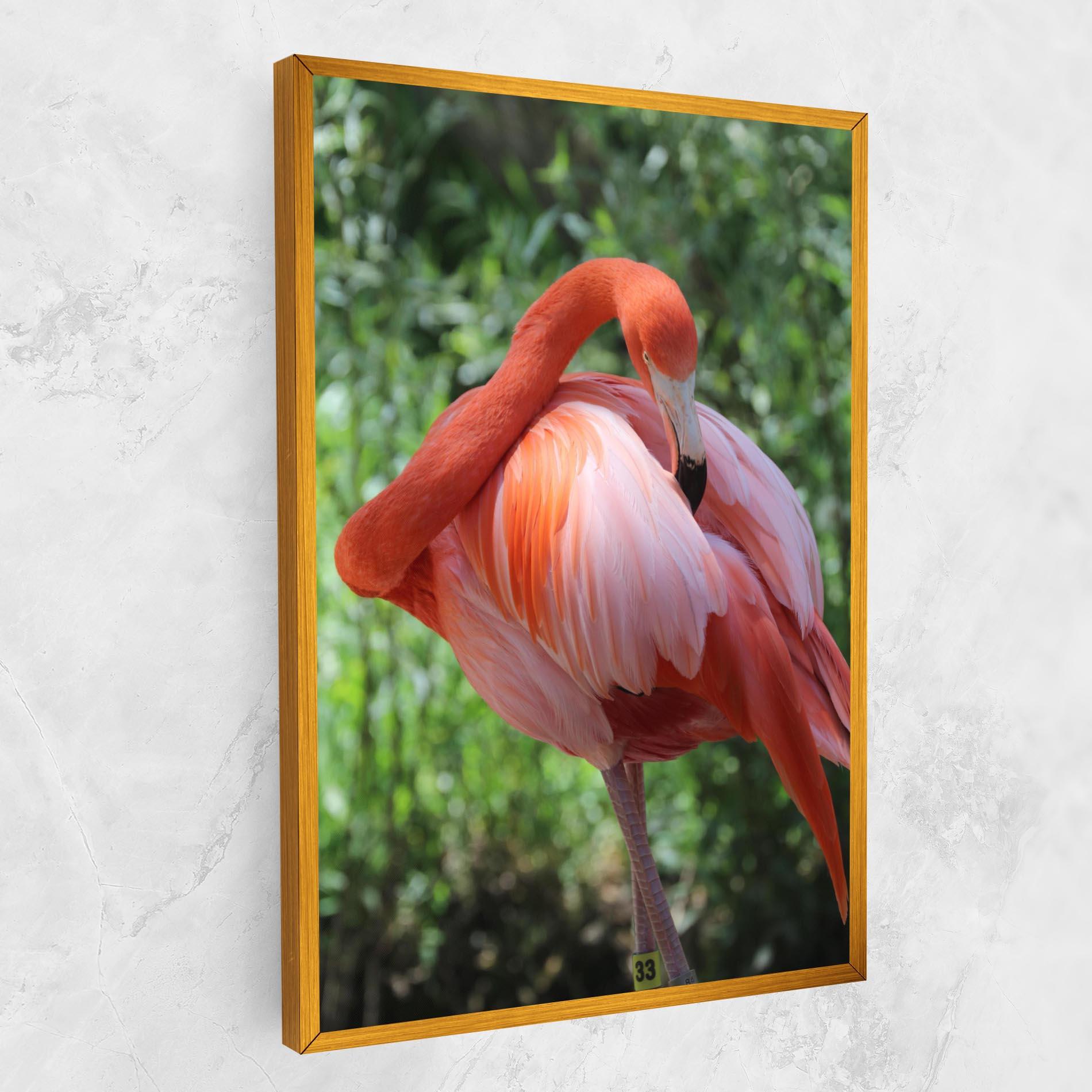 Tablou Canvas Red Flamingo mockup 1