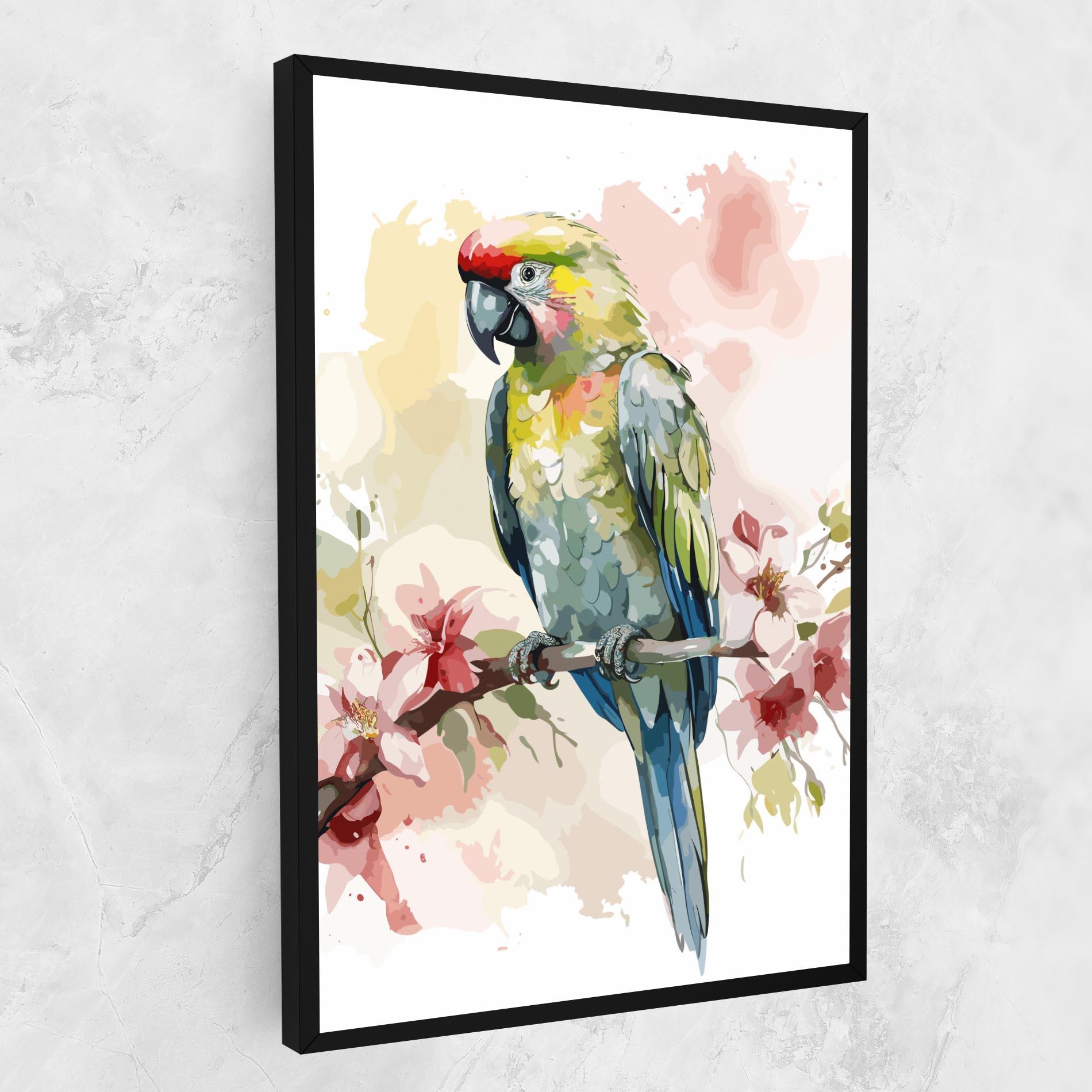 Tablou Canvas Beautiful Parrot mockup 1