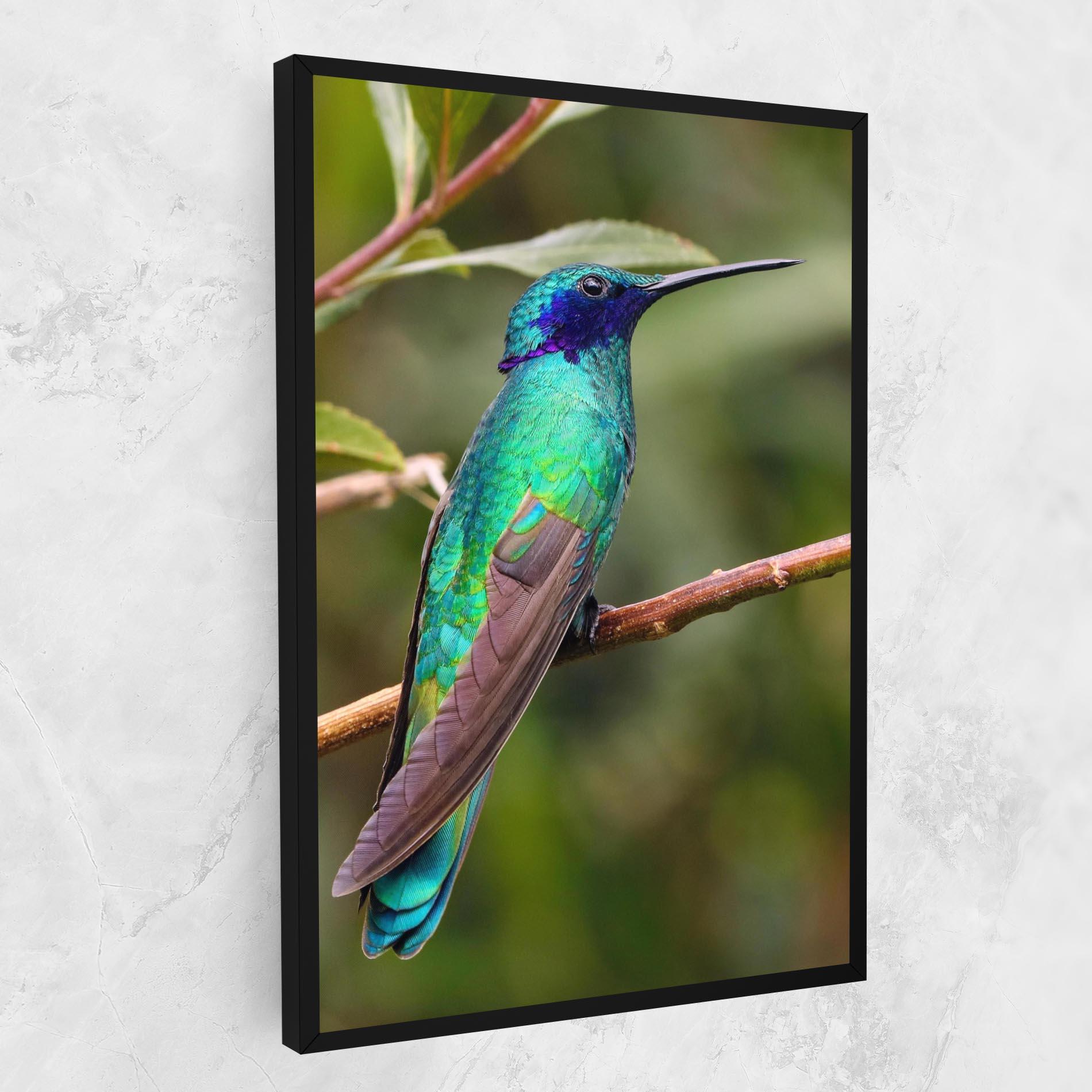 Tablou Canvas Green Bird mockup 1
