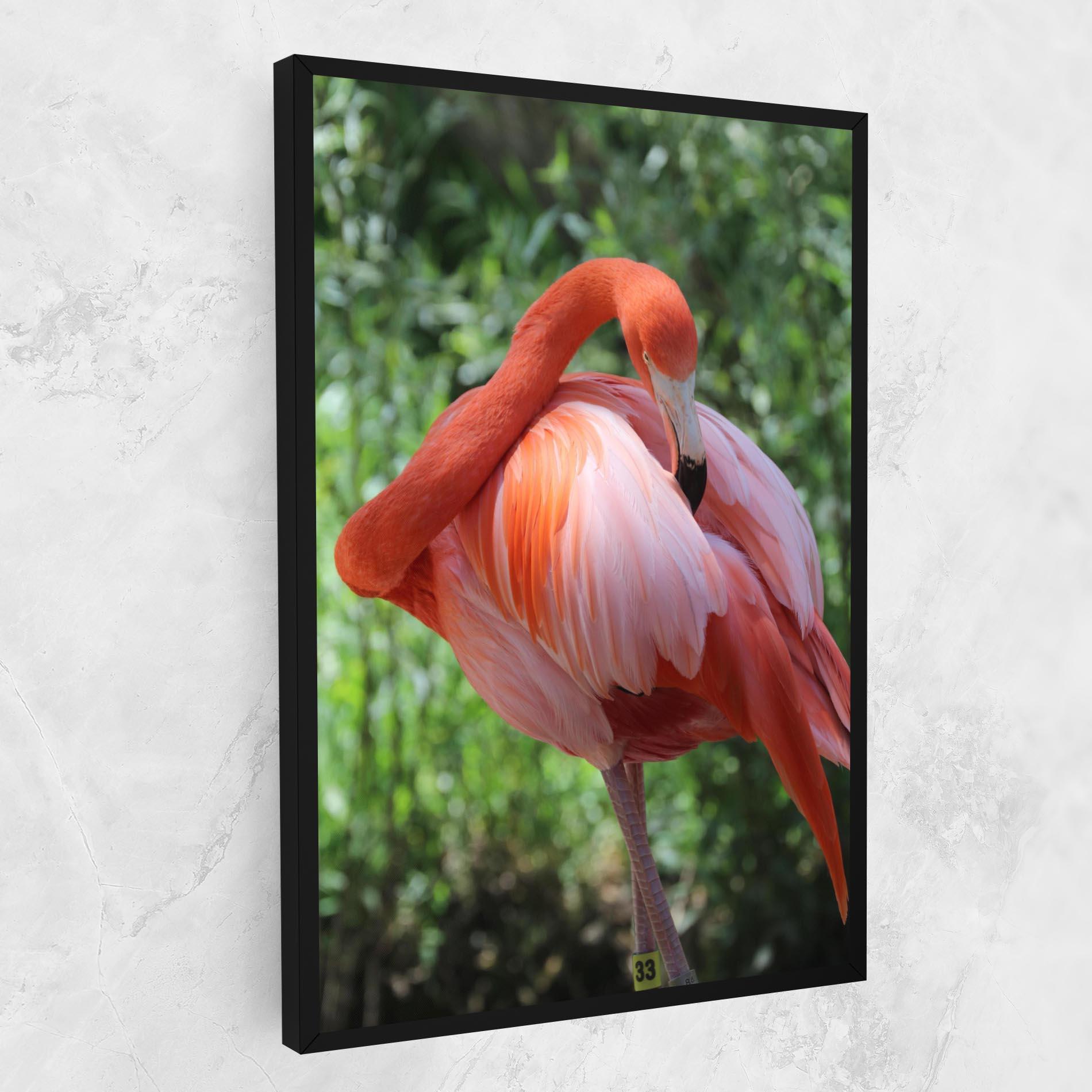 Tablou Canvas Red Flamingo mockup 1