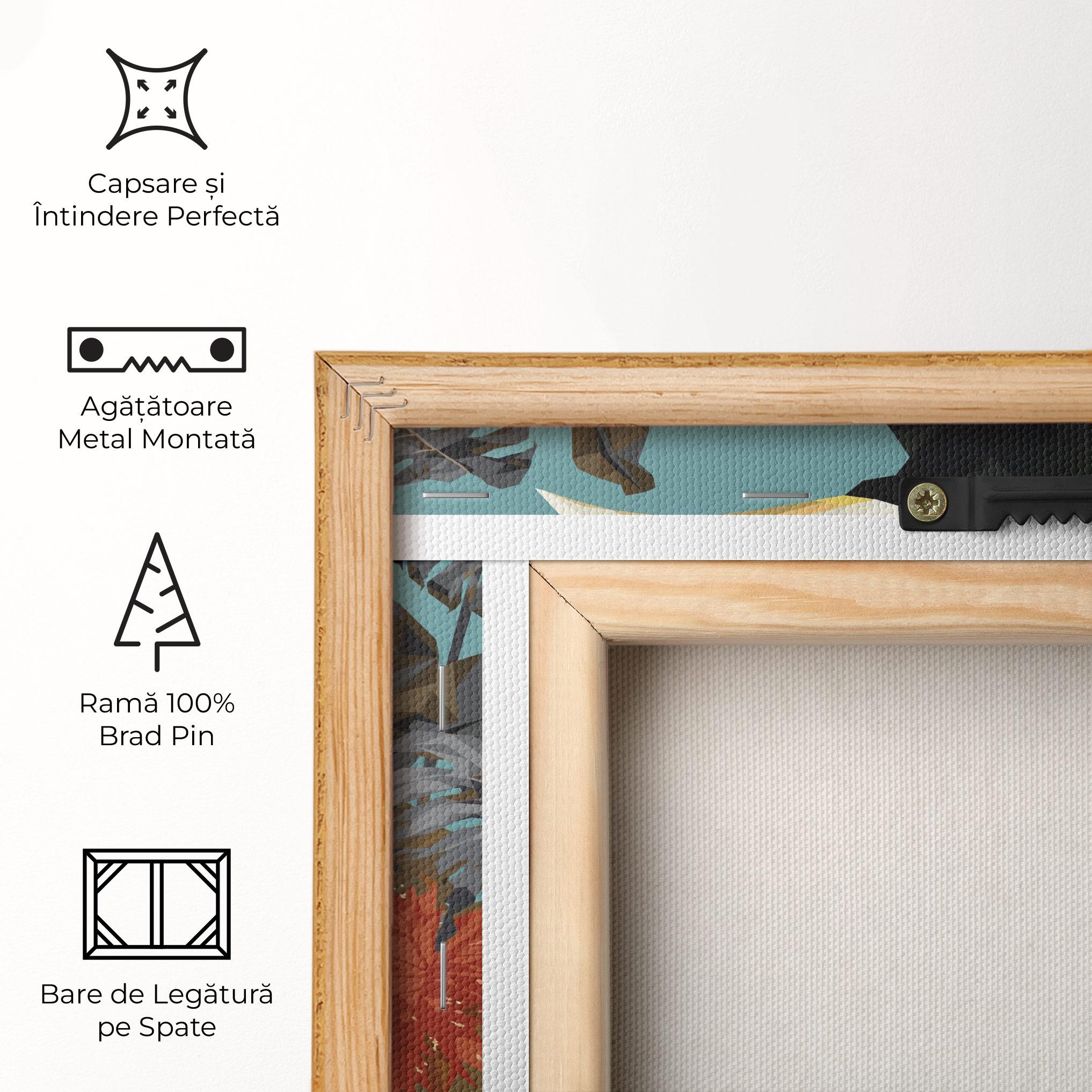 Tablou Canvas Black Interesting Bird mockup 5