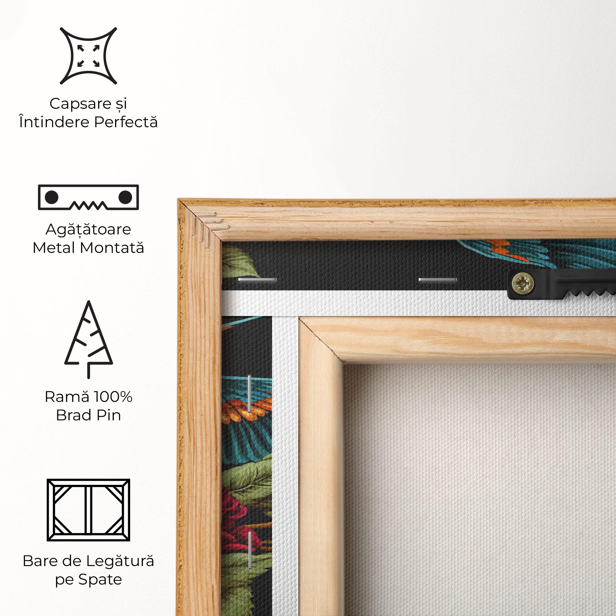 Tablou Canvas Blue Birds mockup 5