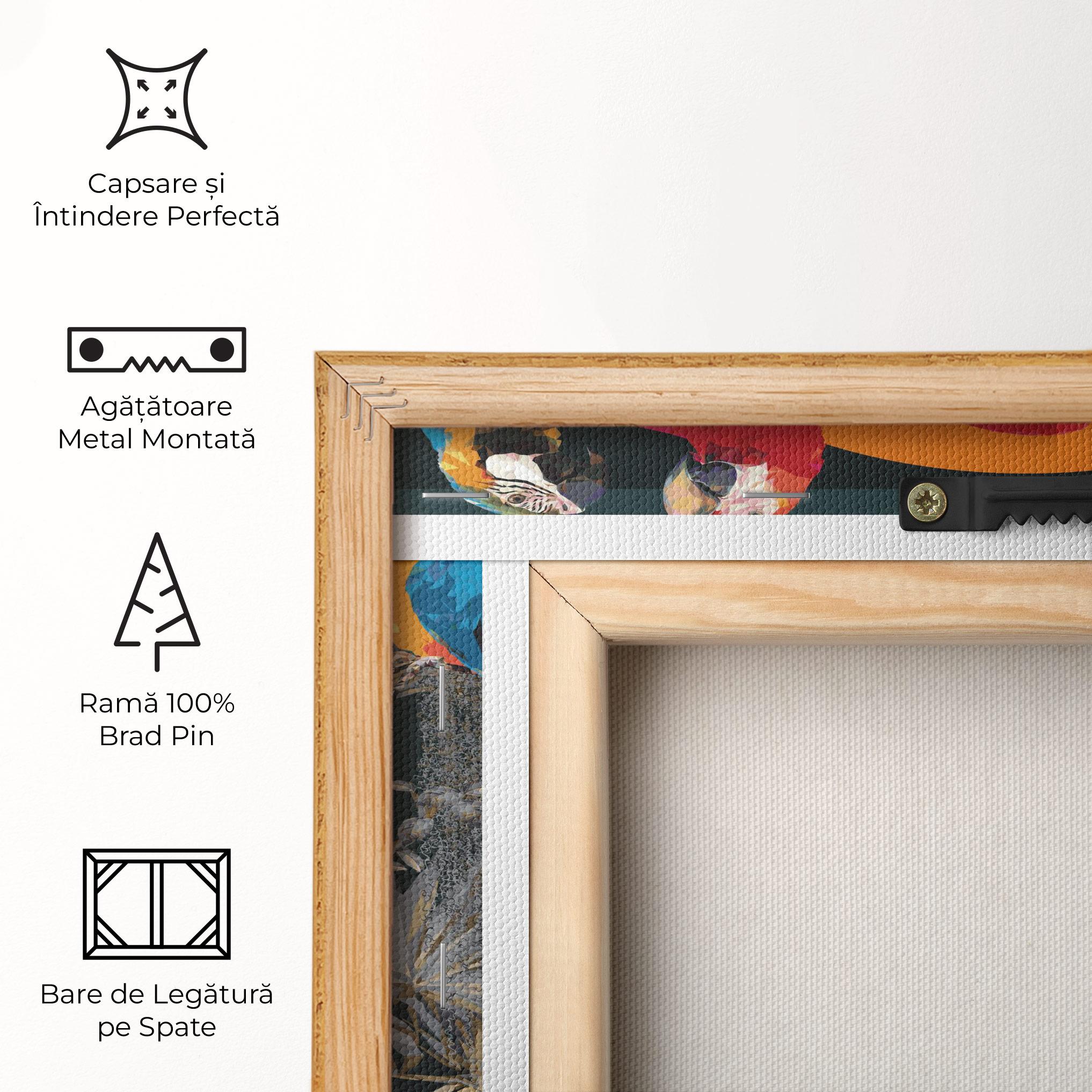 Tablou Canvas Family Parrot mockup 5