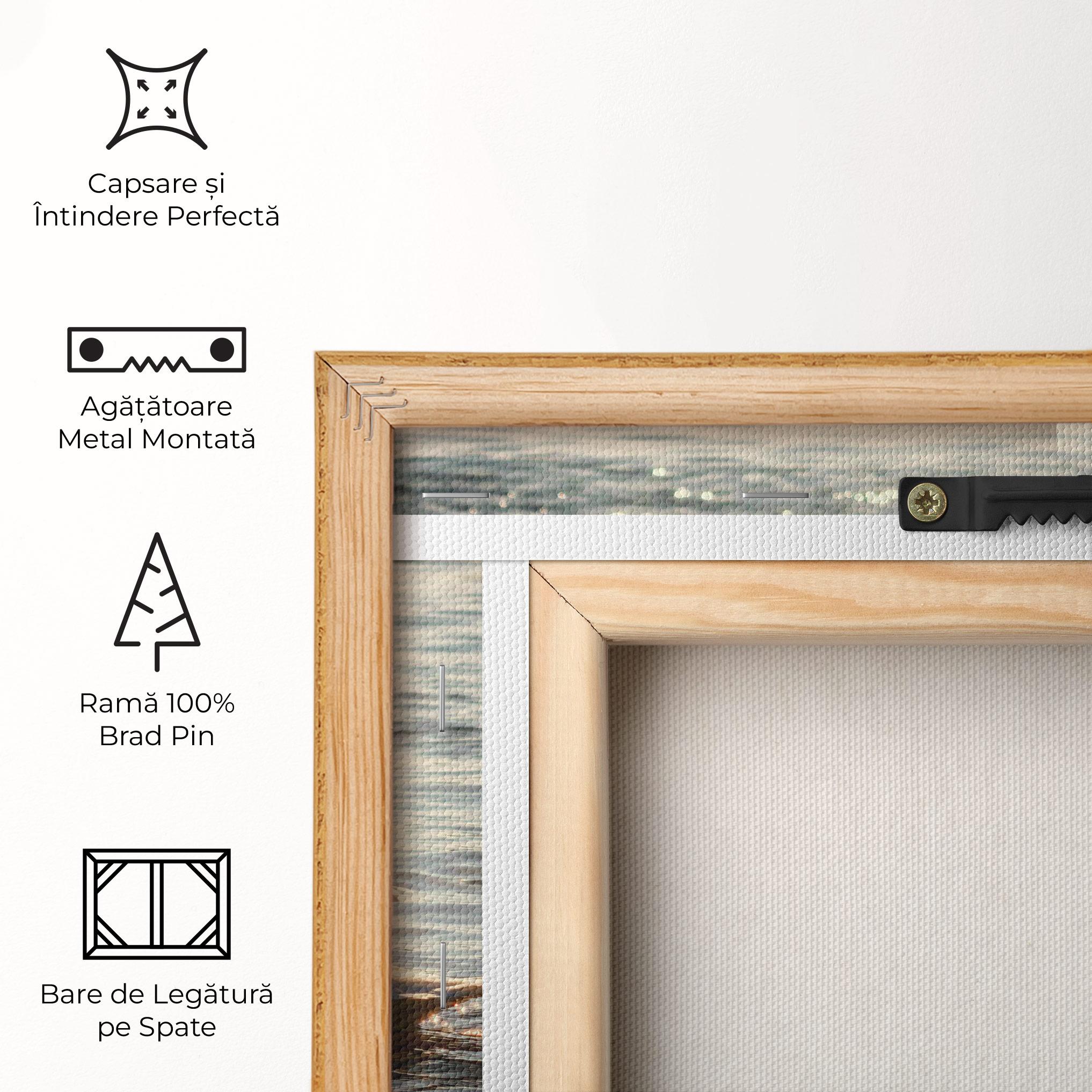 Tablou Canvas Swan On Lake mockup 5