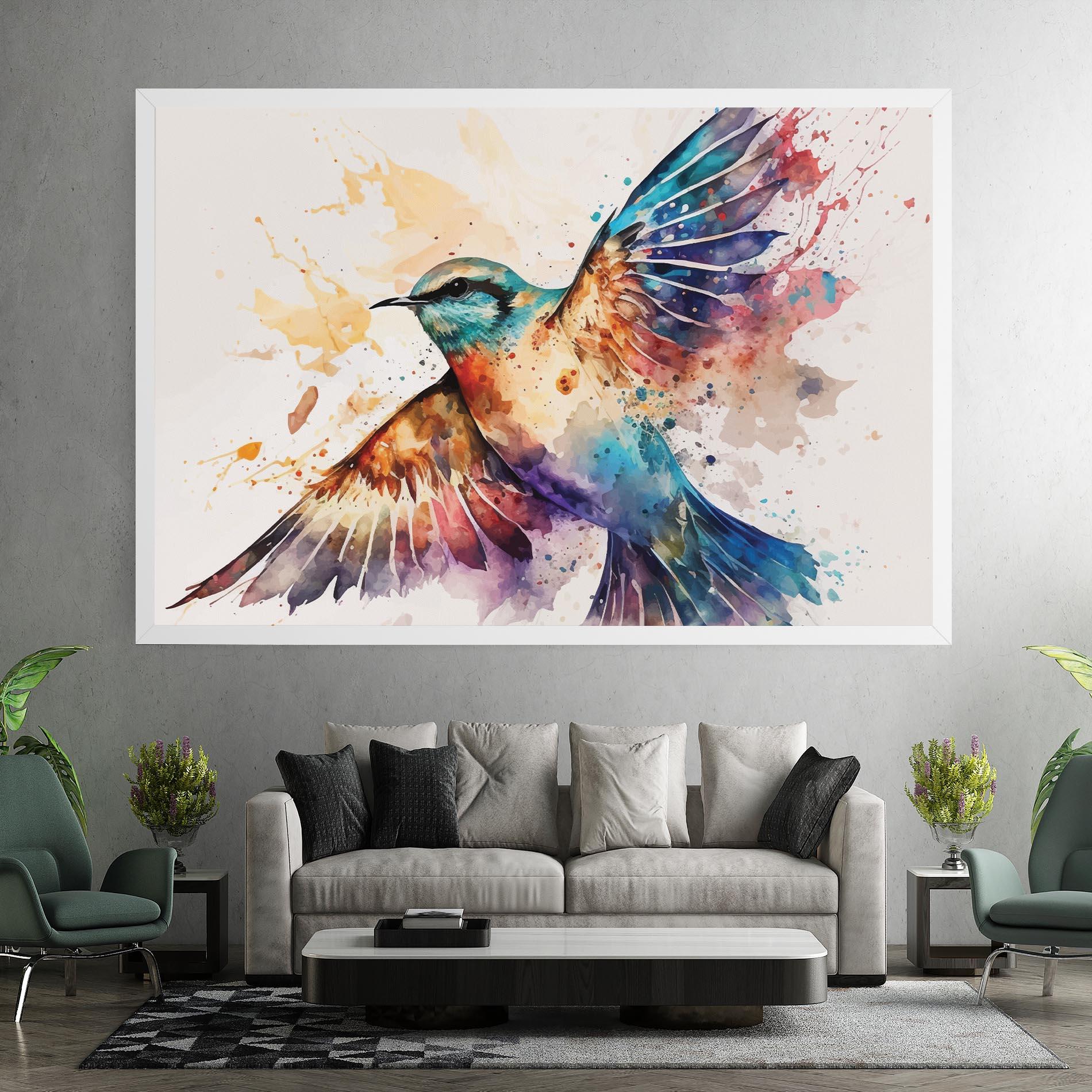 Tablou Canvas Painted Wings Bird mockup 7