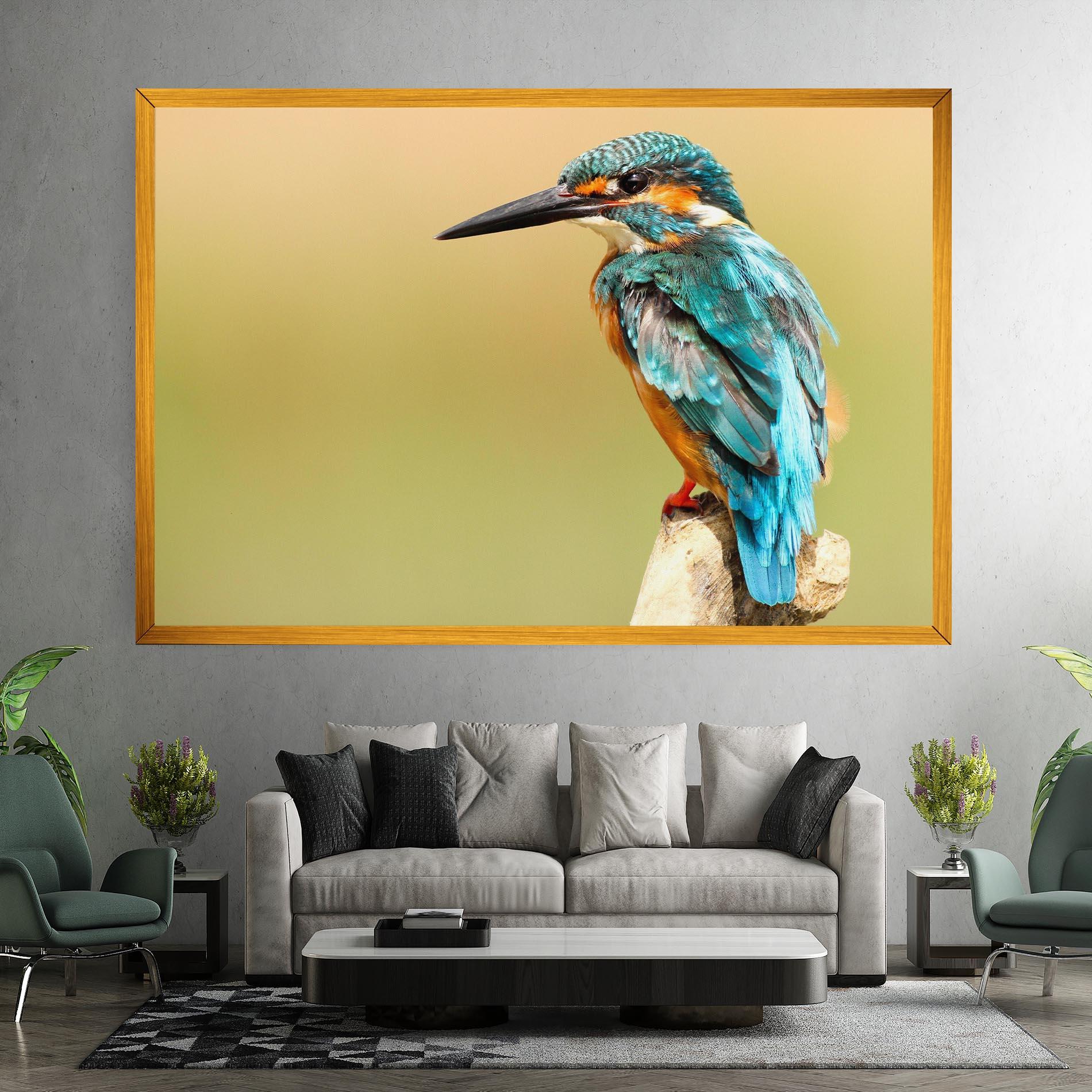 Tablou Canvas Light Blue Bird mockup 7