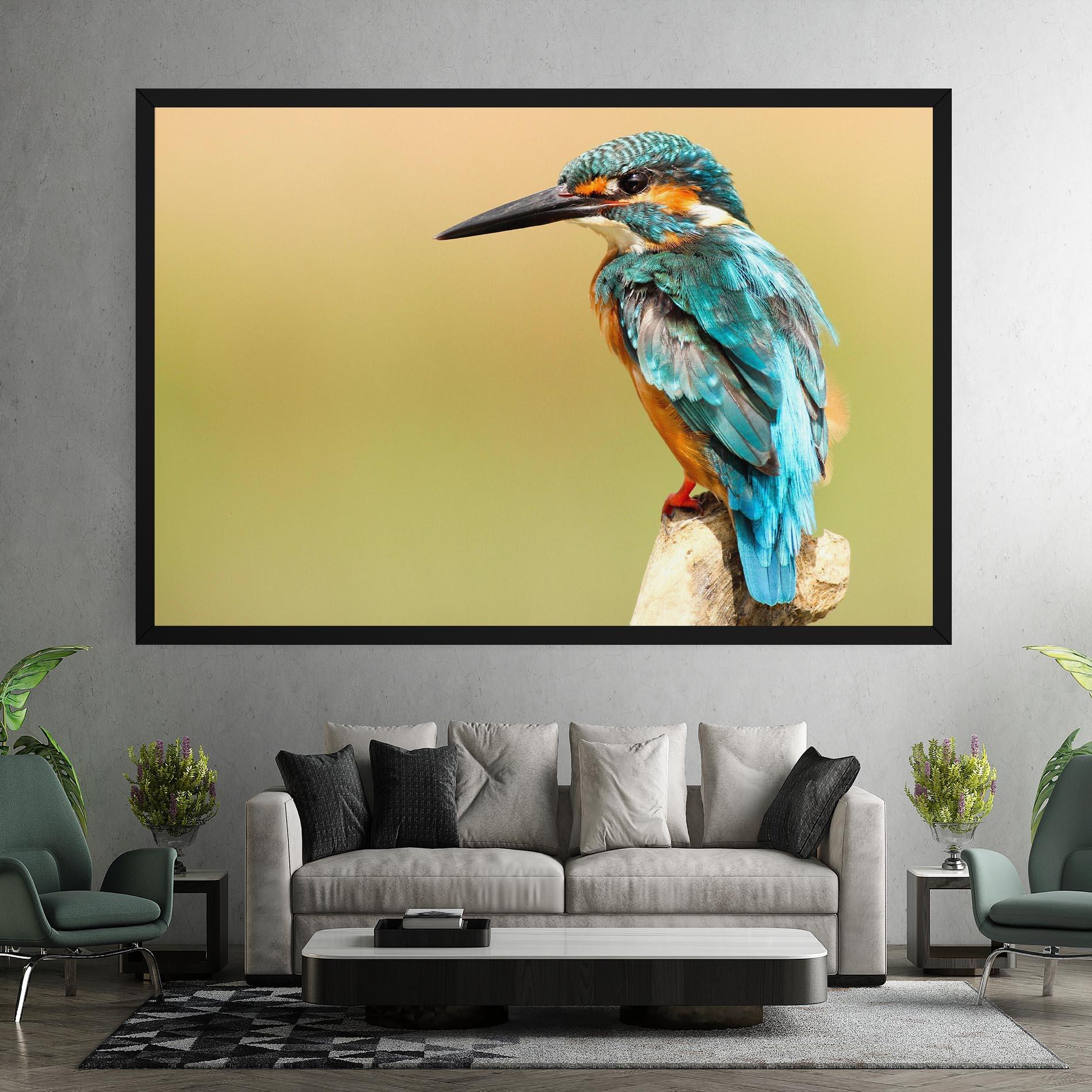 Tablou Canvas Light Blue Bird mockup 7
