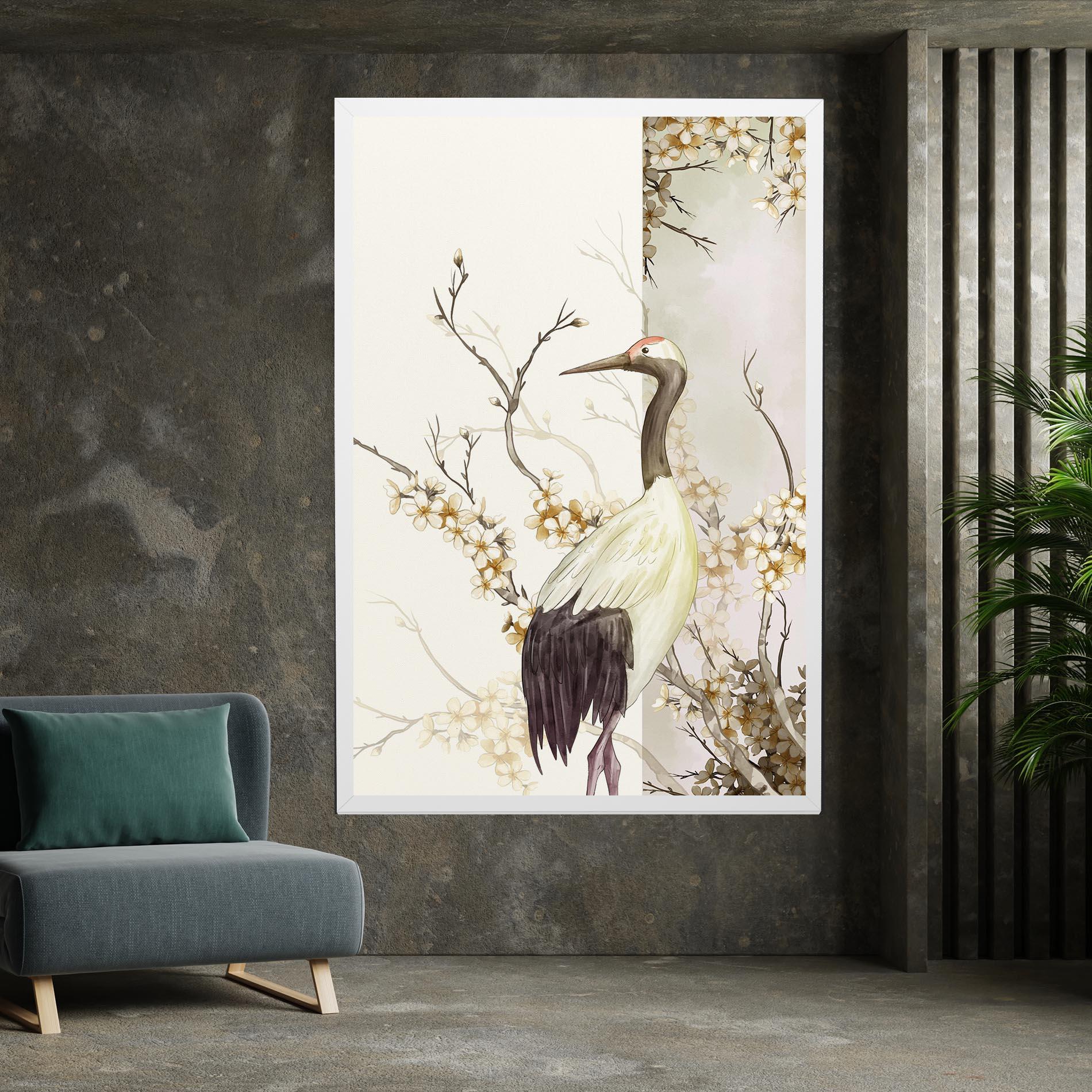 Tablou Canvas Asian Bird mockup 7
