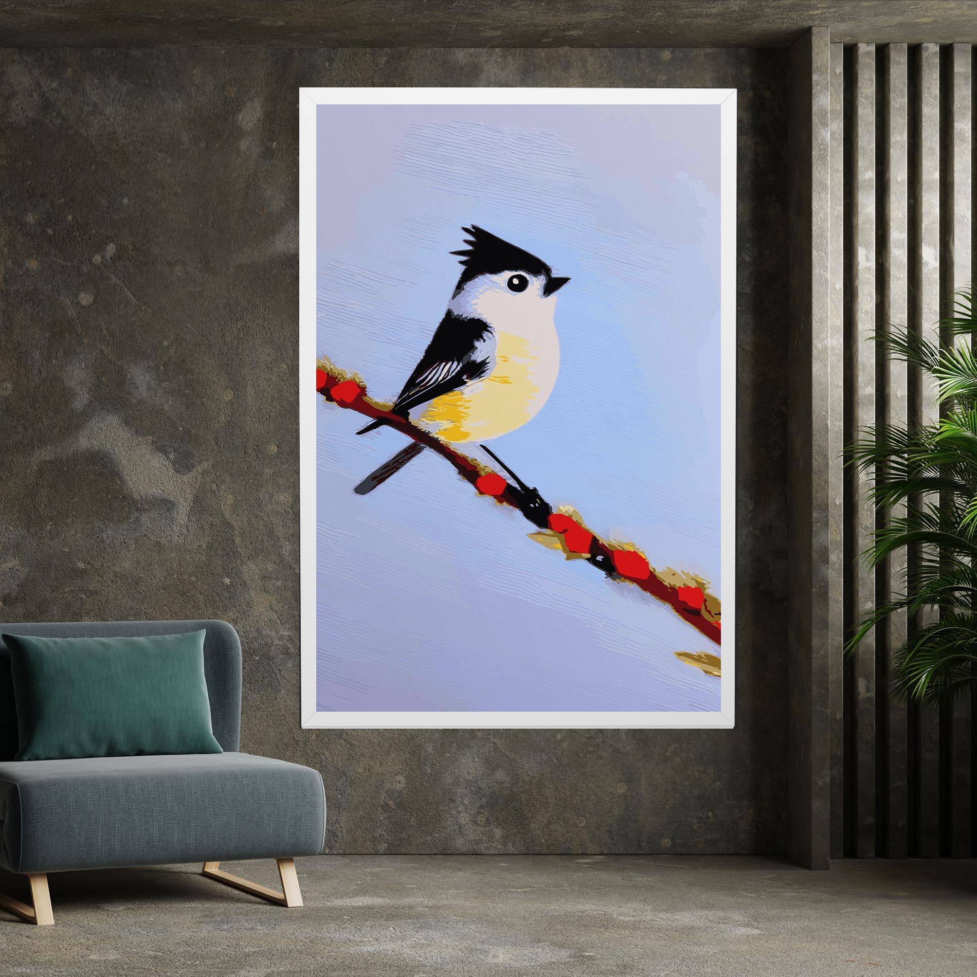 Tablou Canvas Bird Painting mockup 7