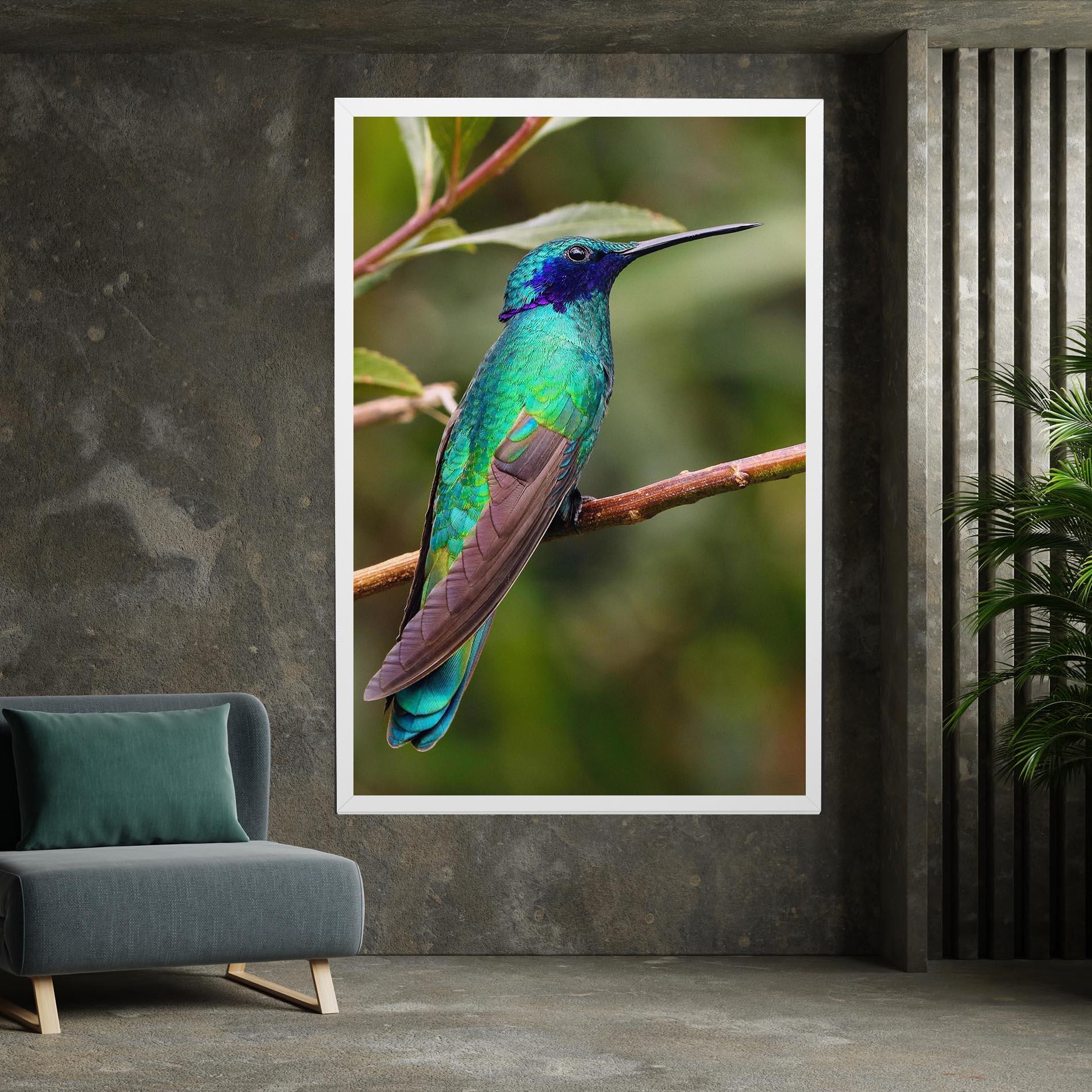 Tablou Canvas Green Bird mockup 7