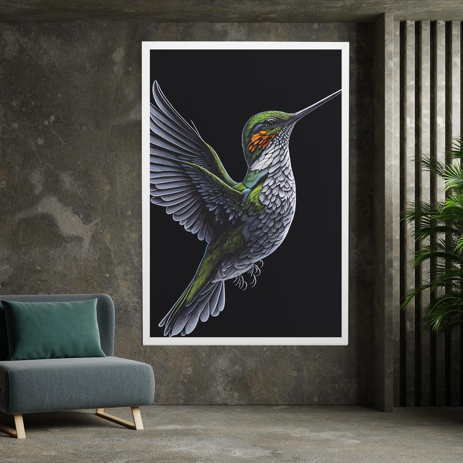 Tablou Canvas Hummingbird mockup 7