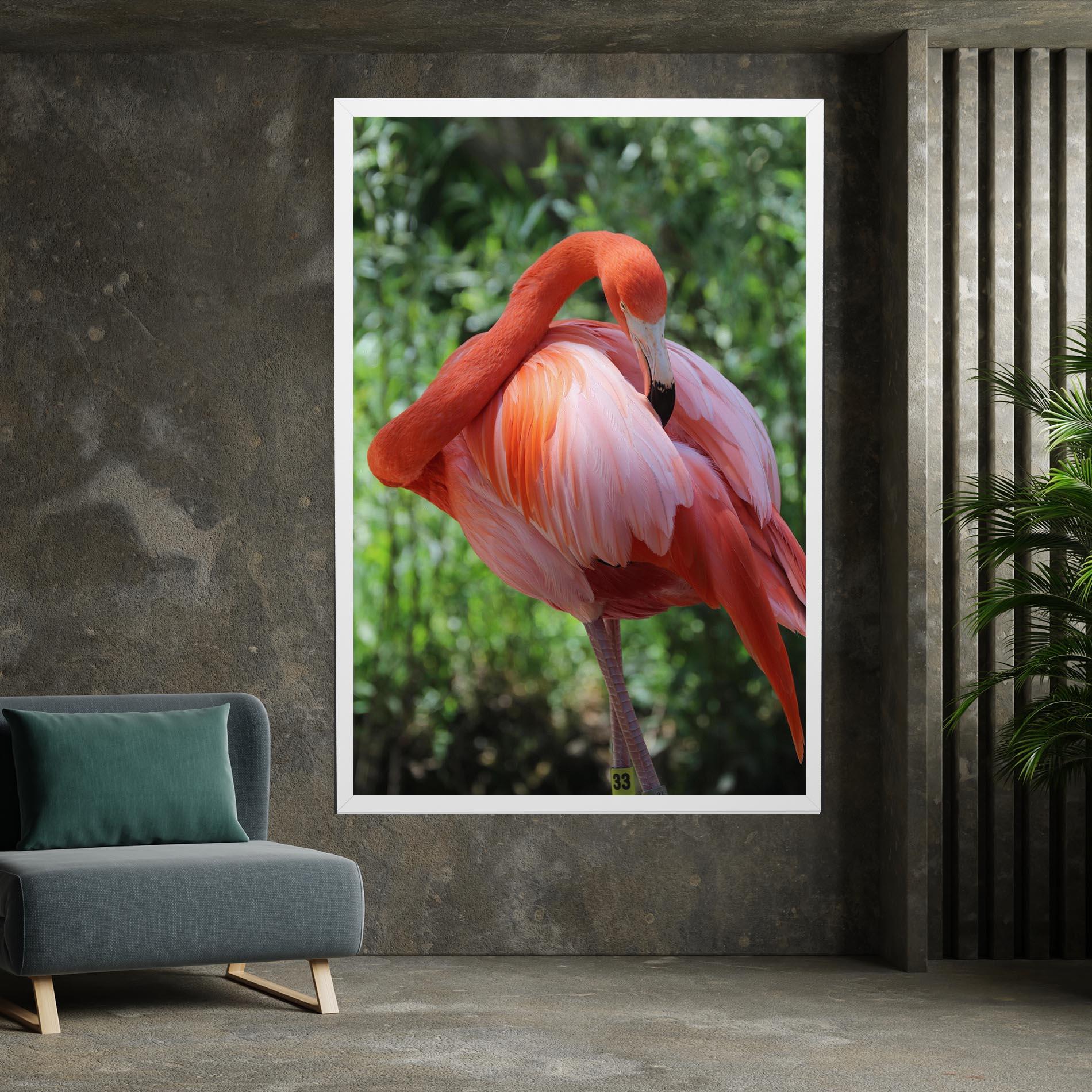 Tablou Canvas Red Flamingo mockup 7