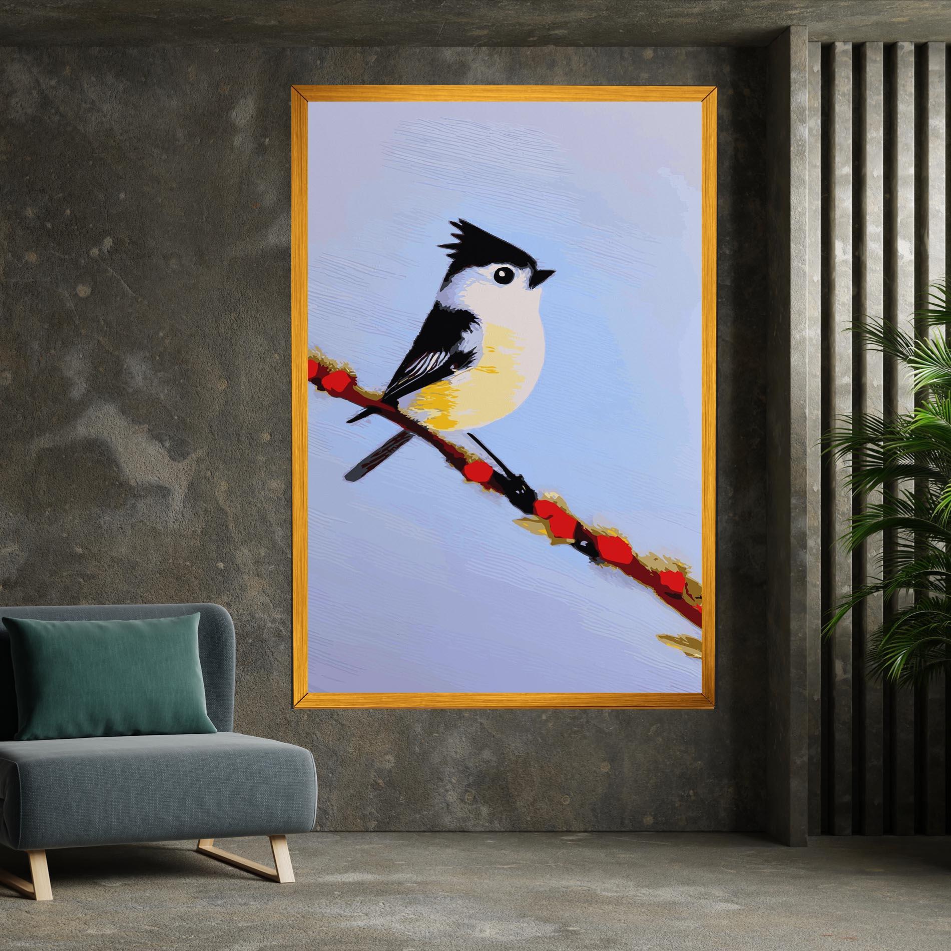 Tablou Canvas Bird Painting mockup 7
