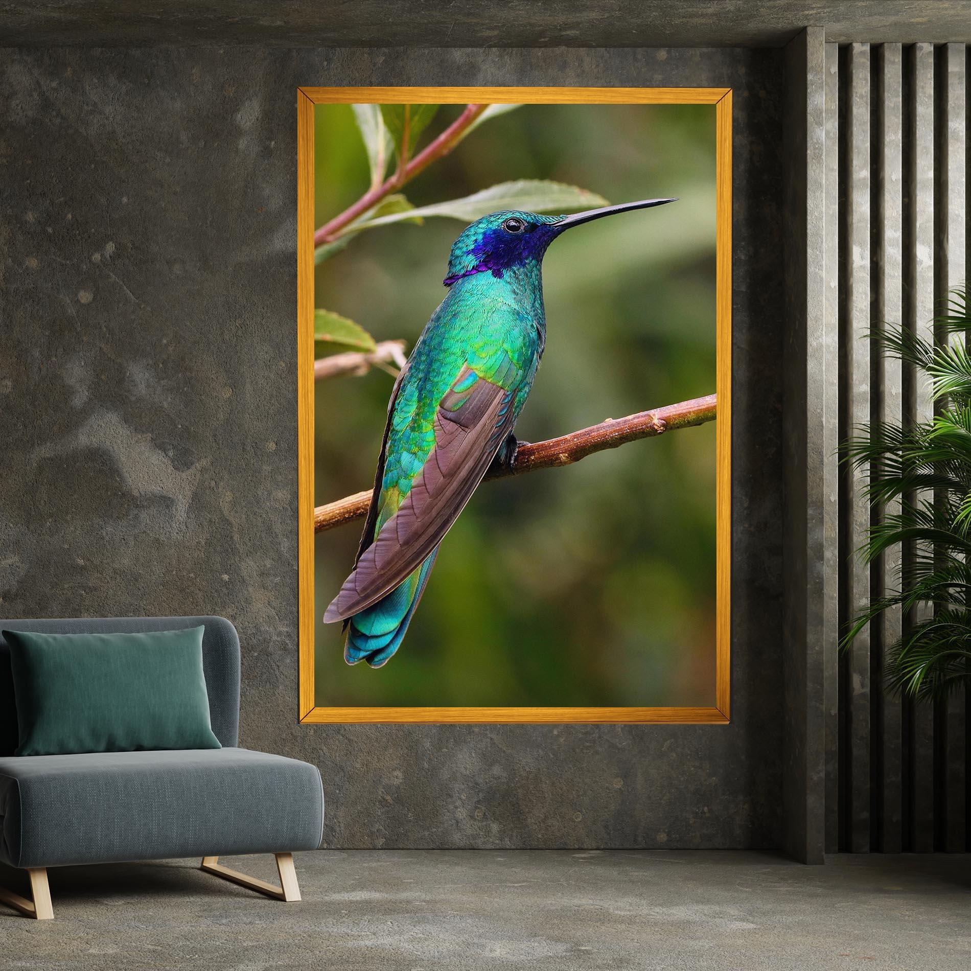 Tablou Canvas Green Bird mockup 7