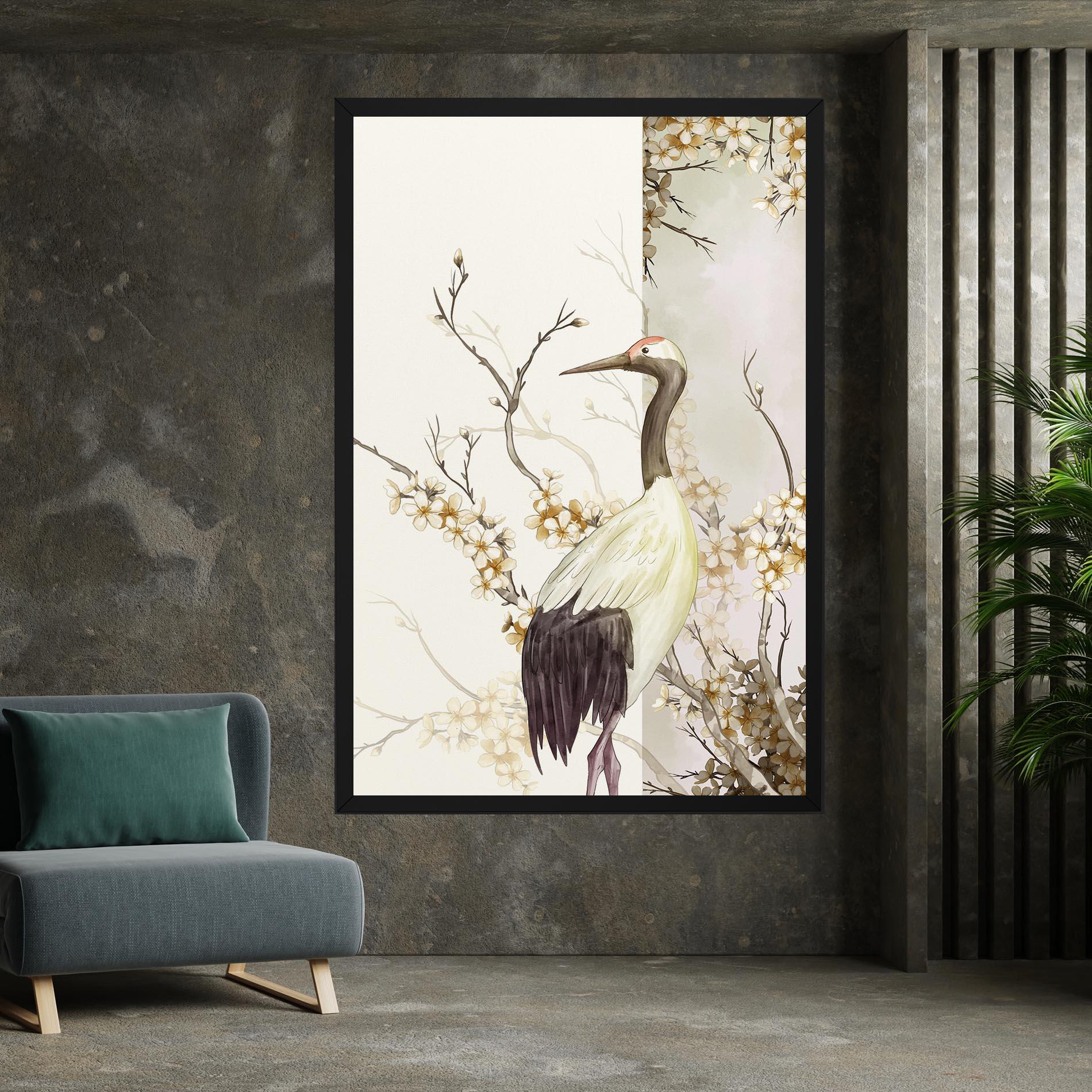 Tablou Canvas Asian Bird mockup 7