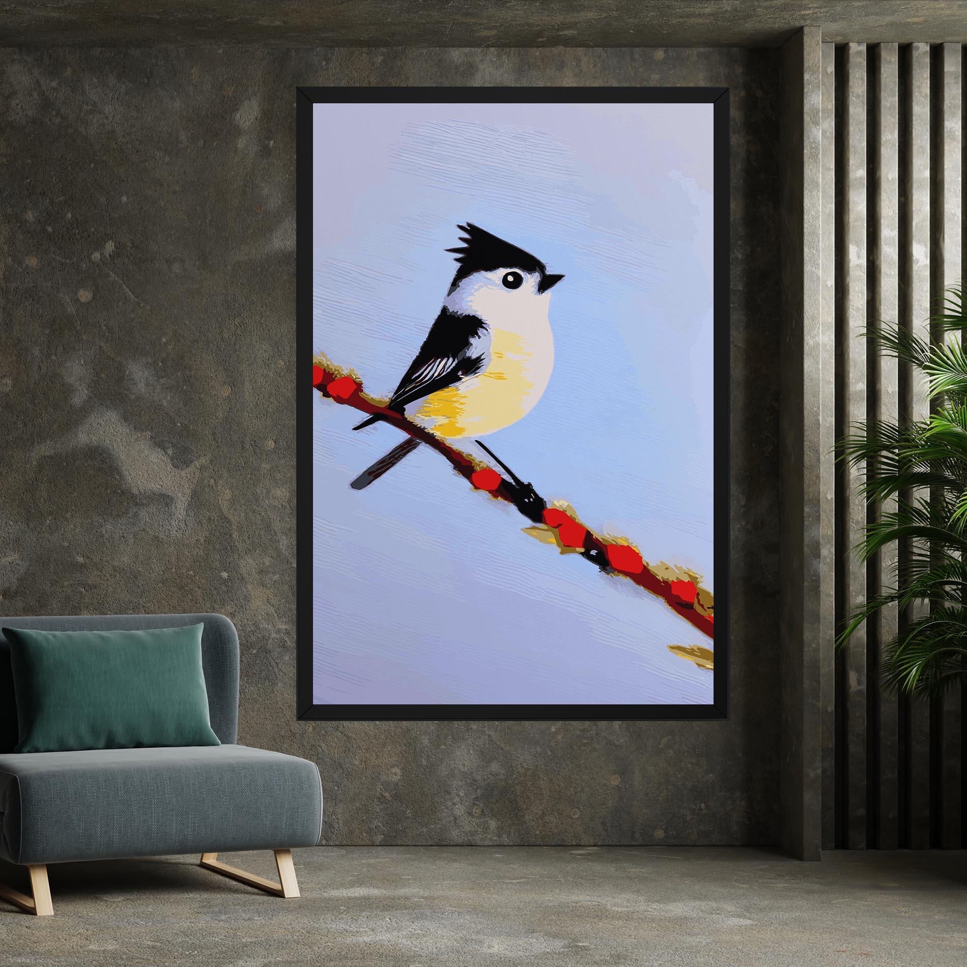 Tablou Canvas Bird Painting mockup 7