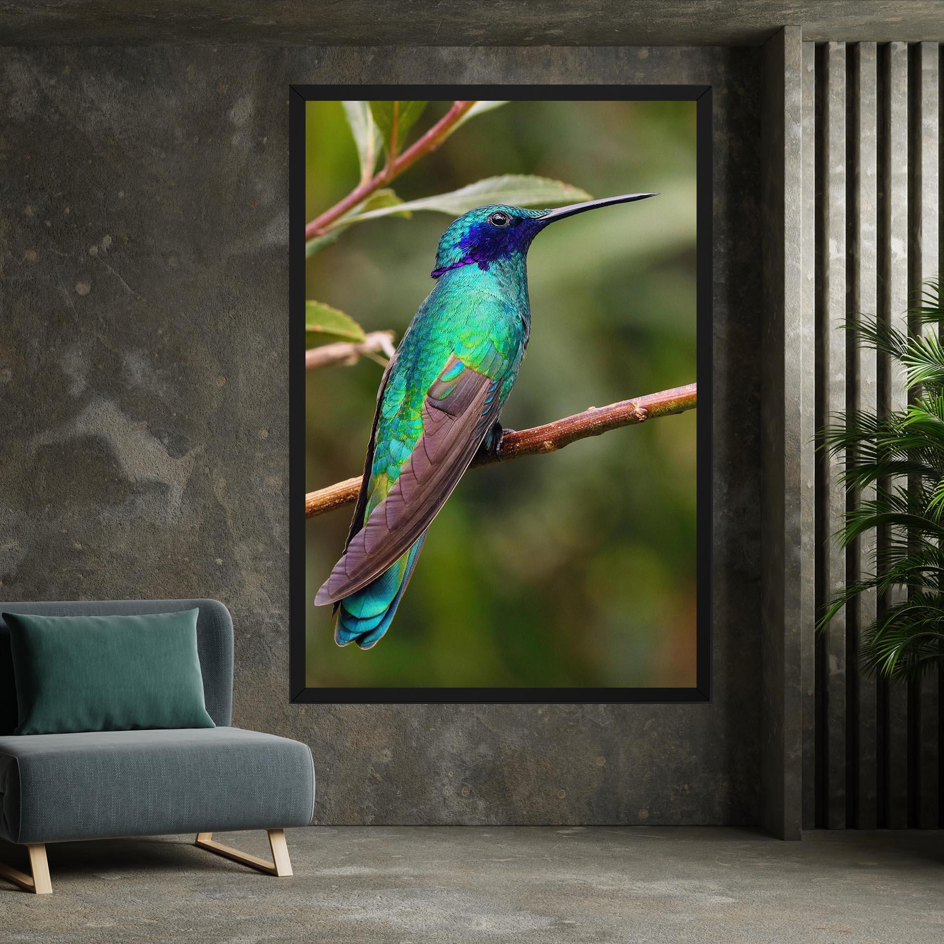 Tablou Canvas Green Bird mockup 7