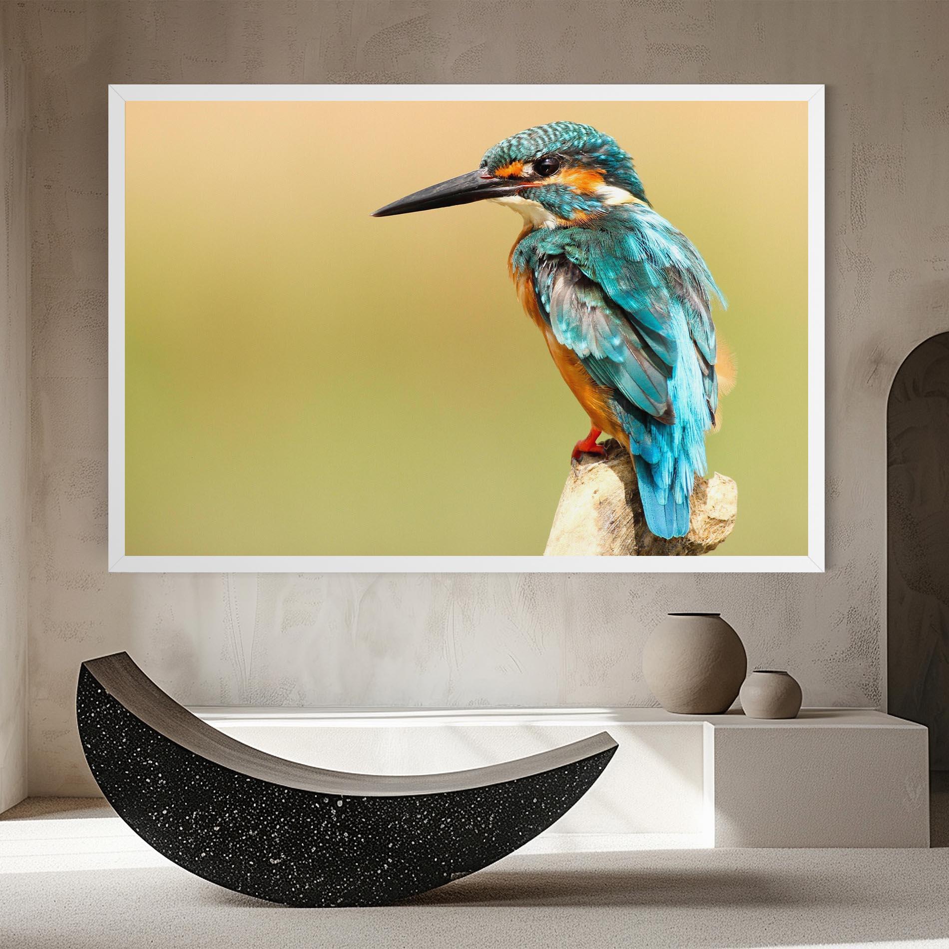 Tablou Canvas Light Blue Bird mockup 8