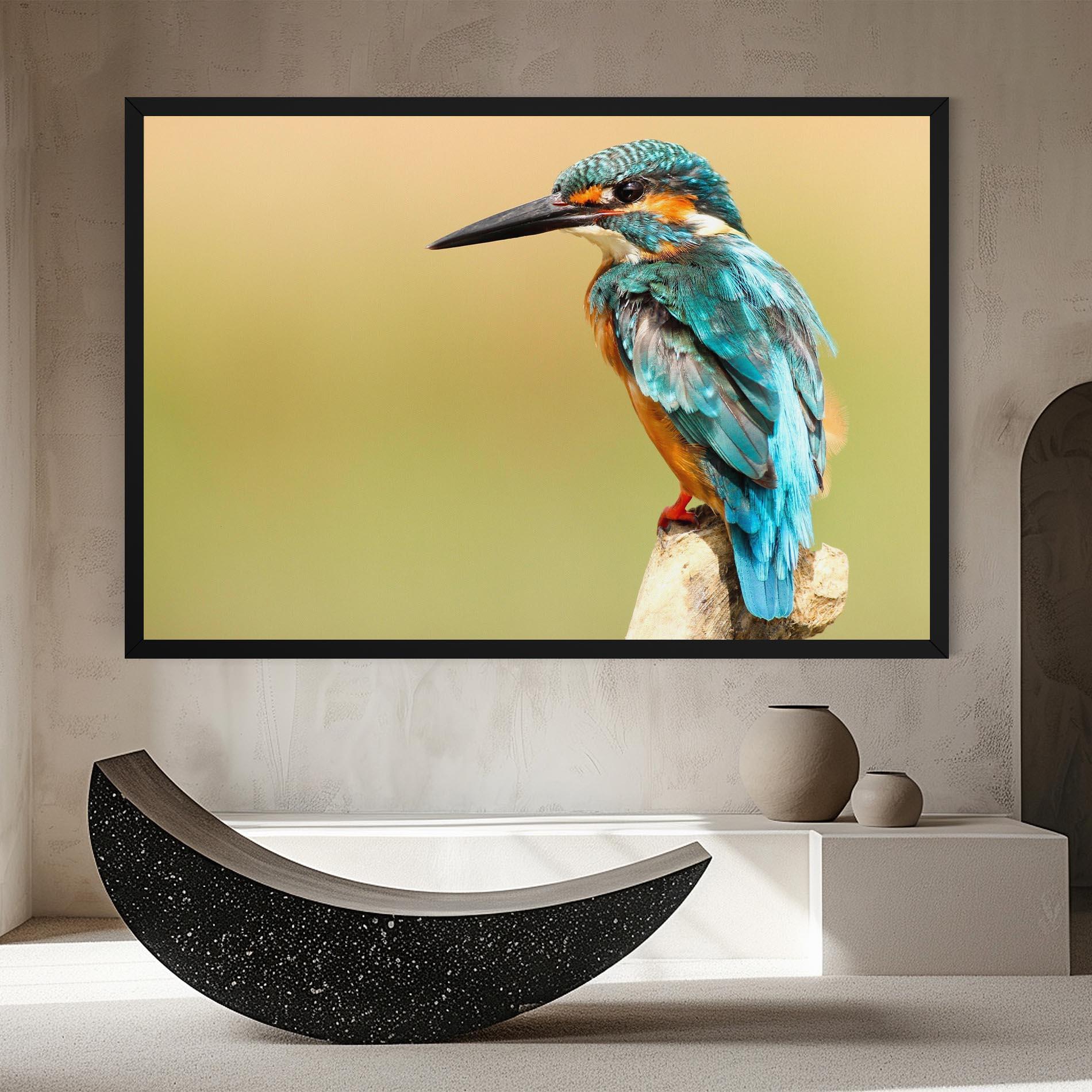 Tablou Canvas Light Blue Bird mockup 8