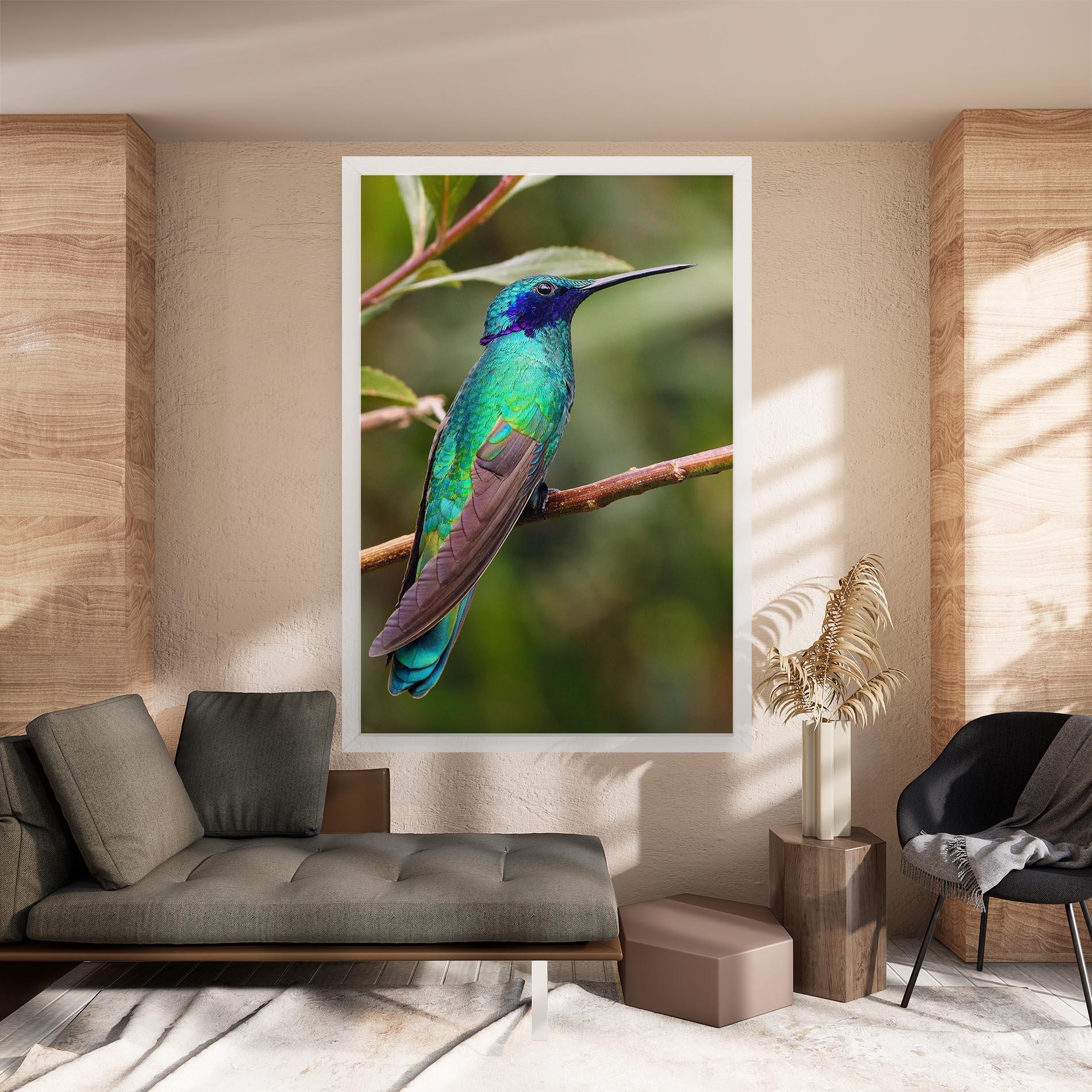 Tablou Canvas Green Bird mockup 8