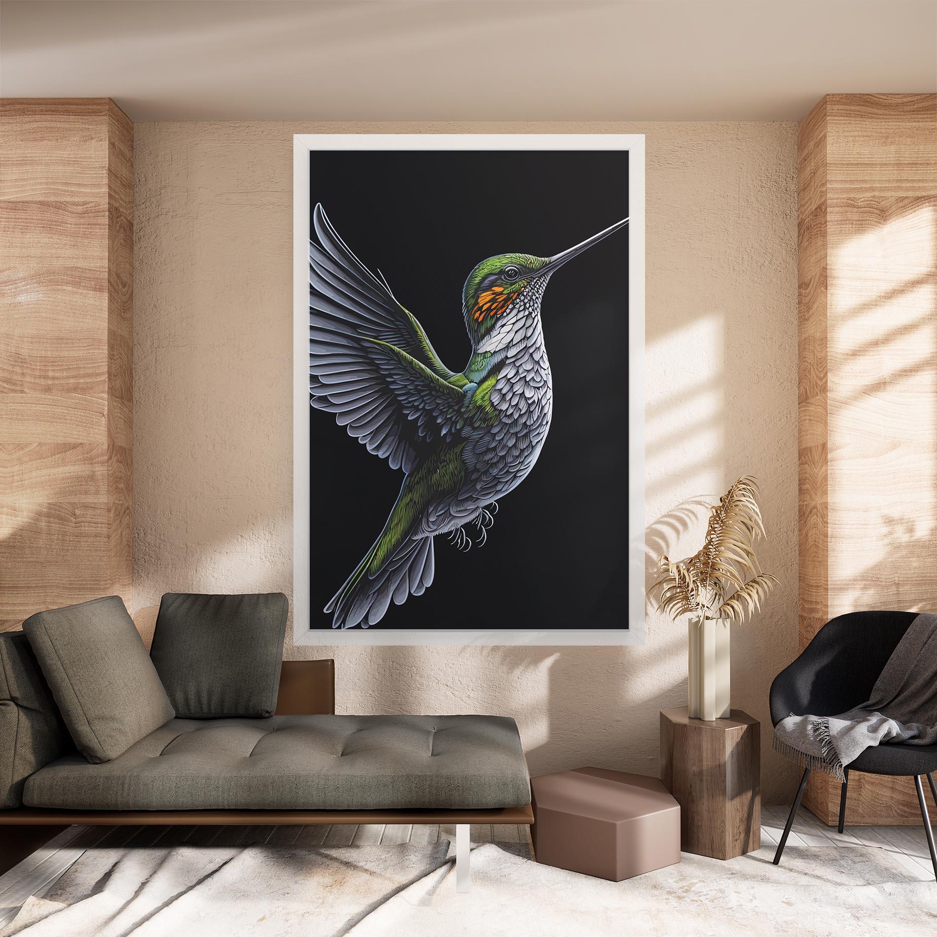 Tablou Canvas Hummingbird mockup 8