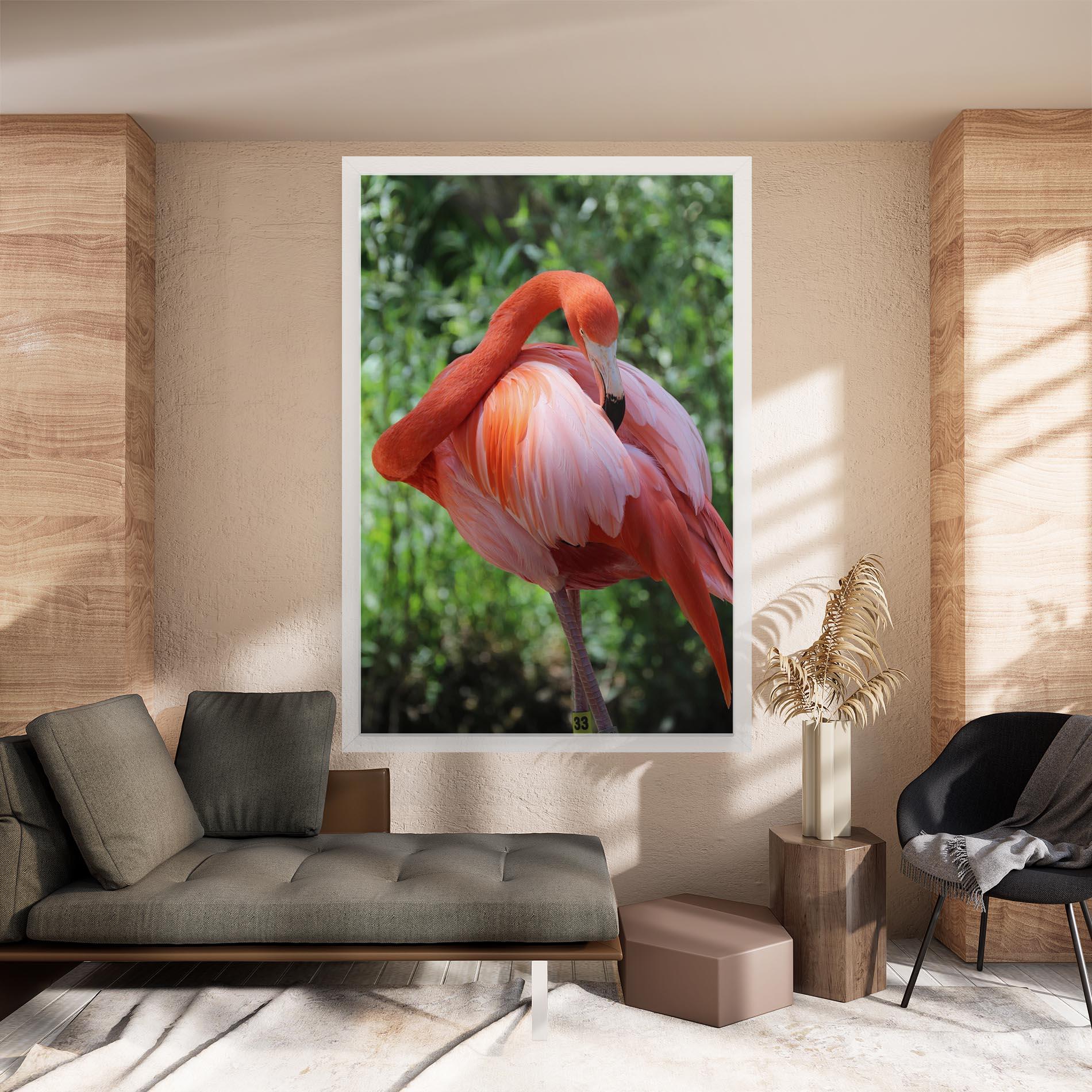Tablou Canvas Red Flamingo mockup 8