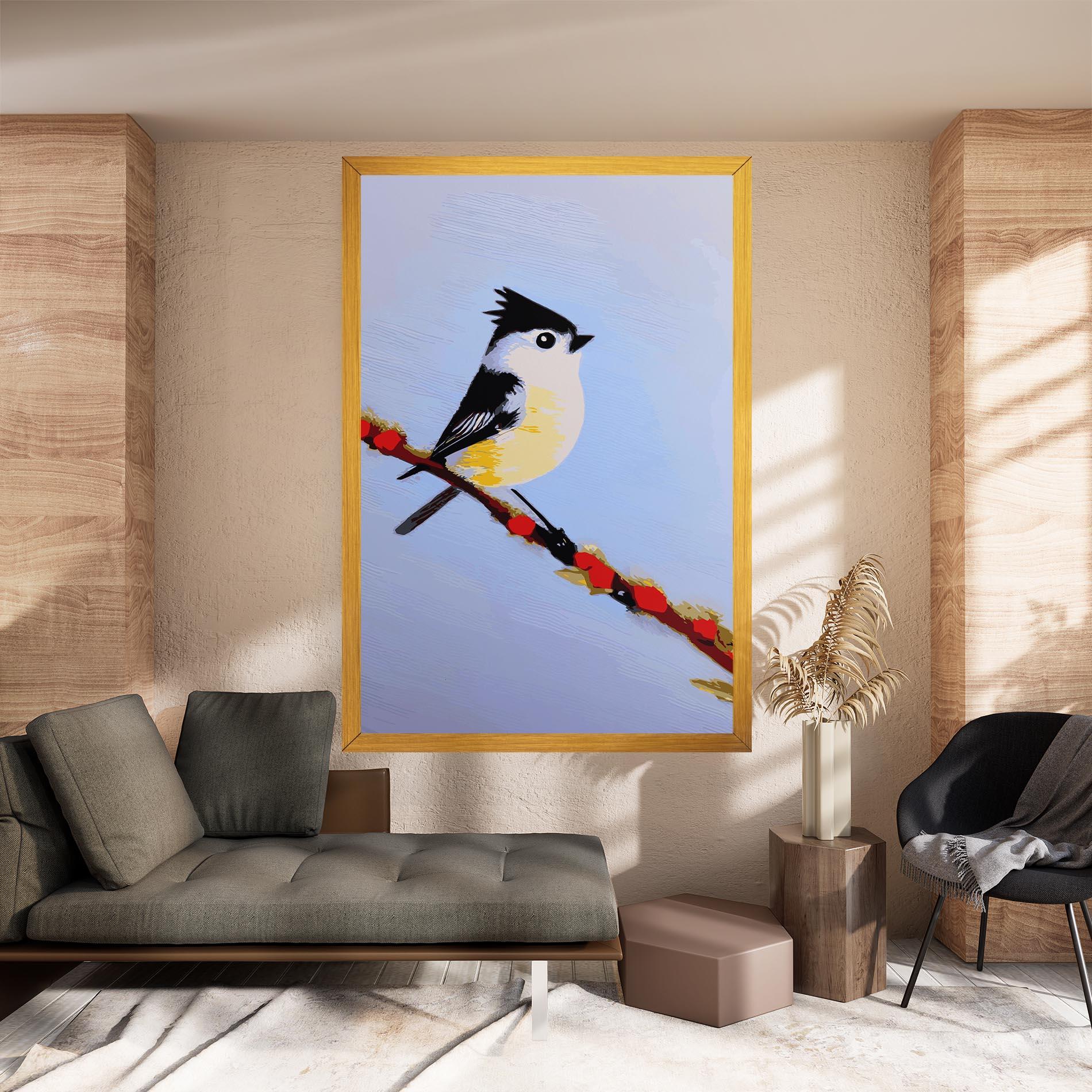 Tablou Canvas Bird Painting mockup 8