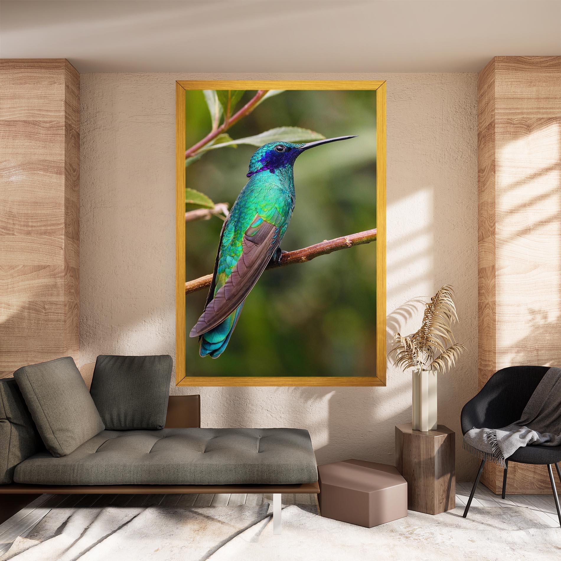 Tablou Canvas Green Bird mockup 8