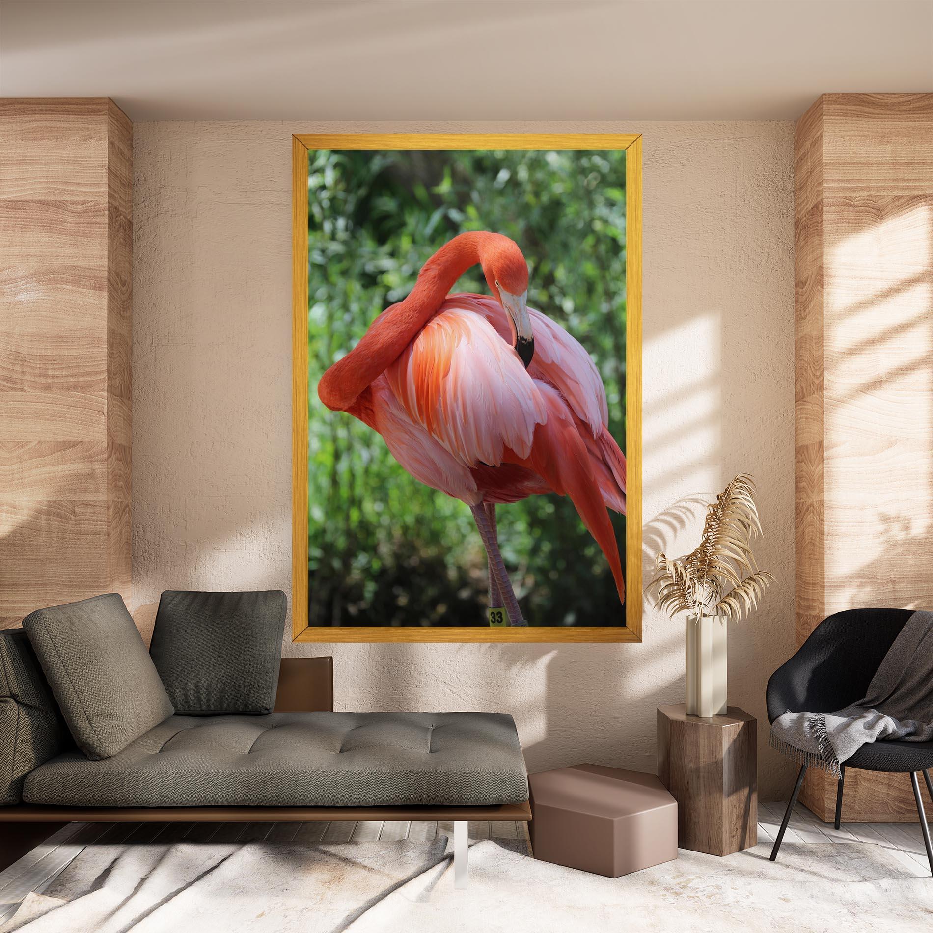 Tablou Canvas Red Flamingo mockup 8