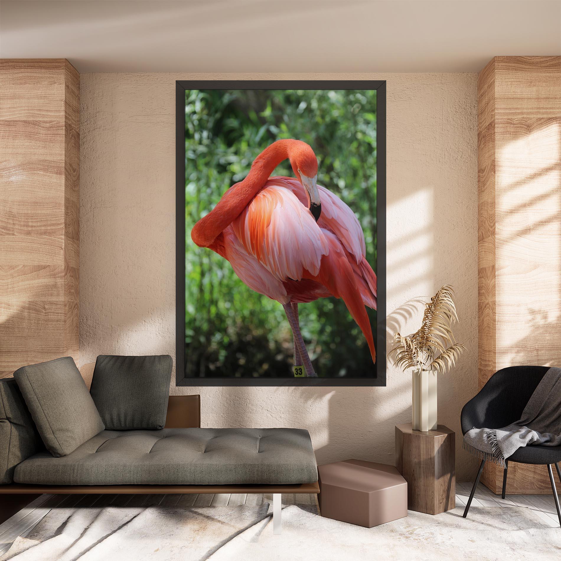 Tablou Canvas Red Flamingo mockup 8