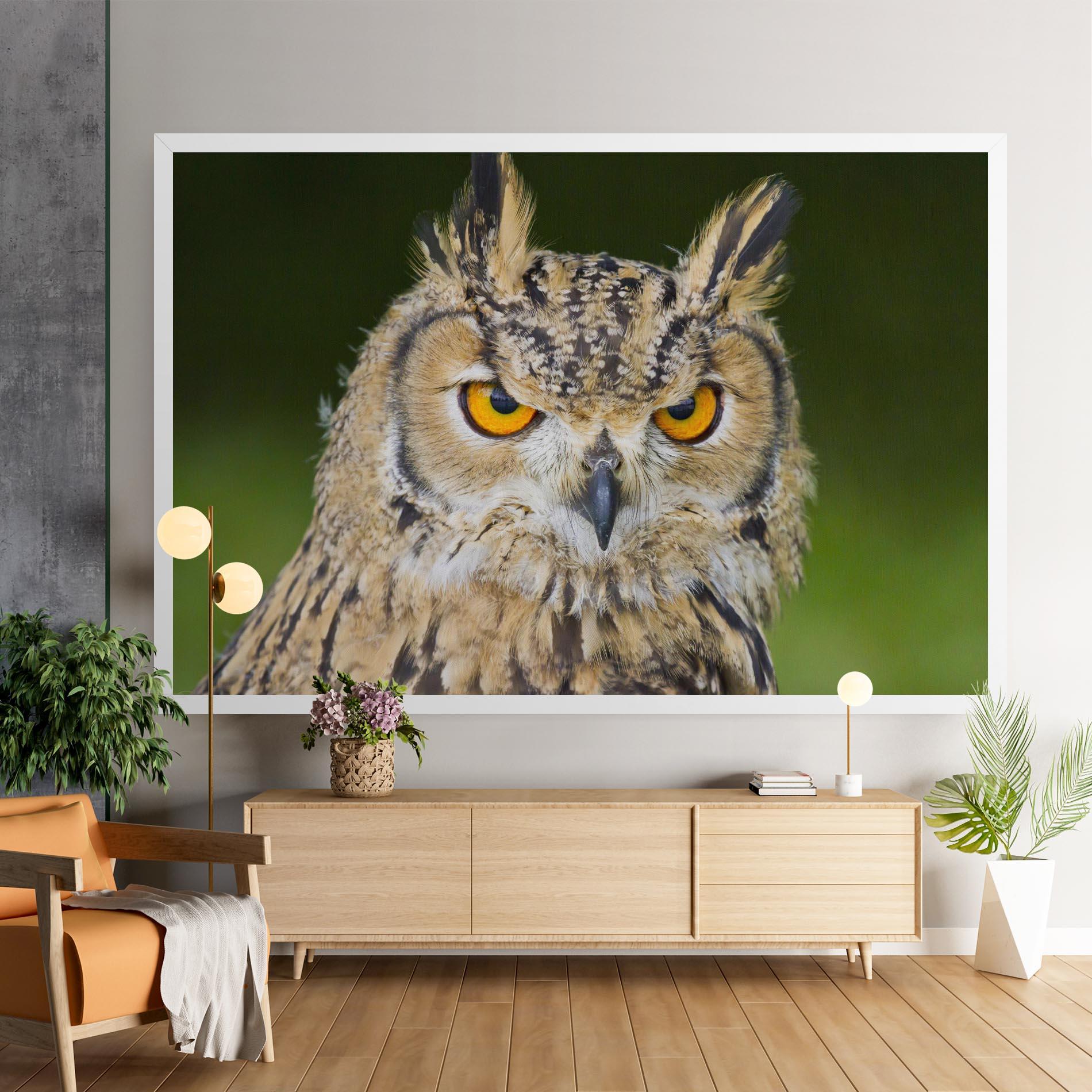 Tablou Canvas Angry Owl mockup 9