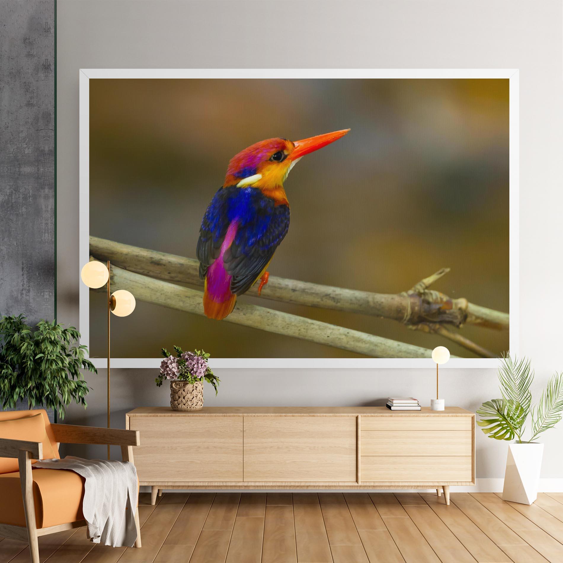Tablou Canvas Colorful Bird mockup 9