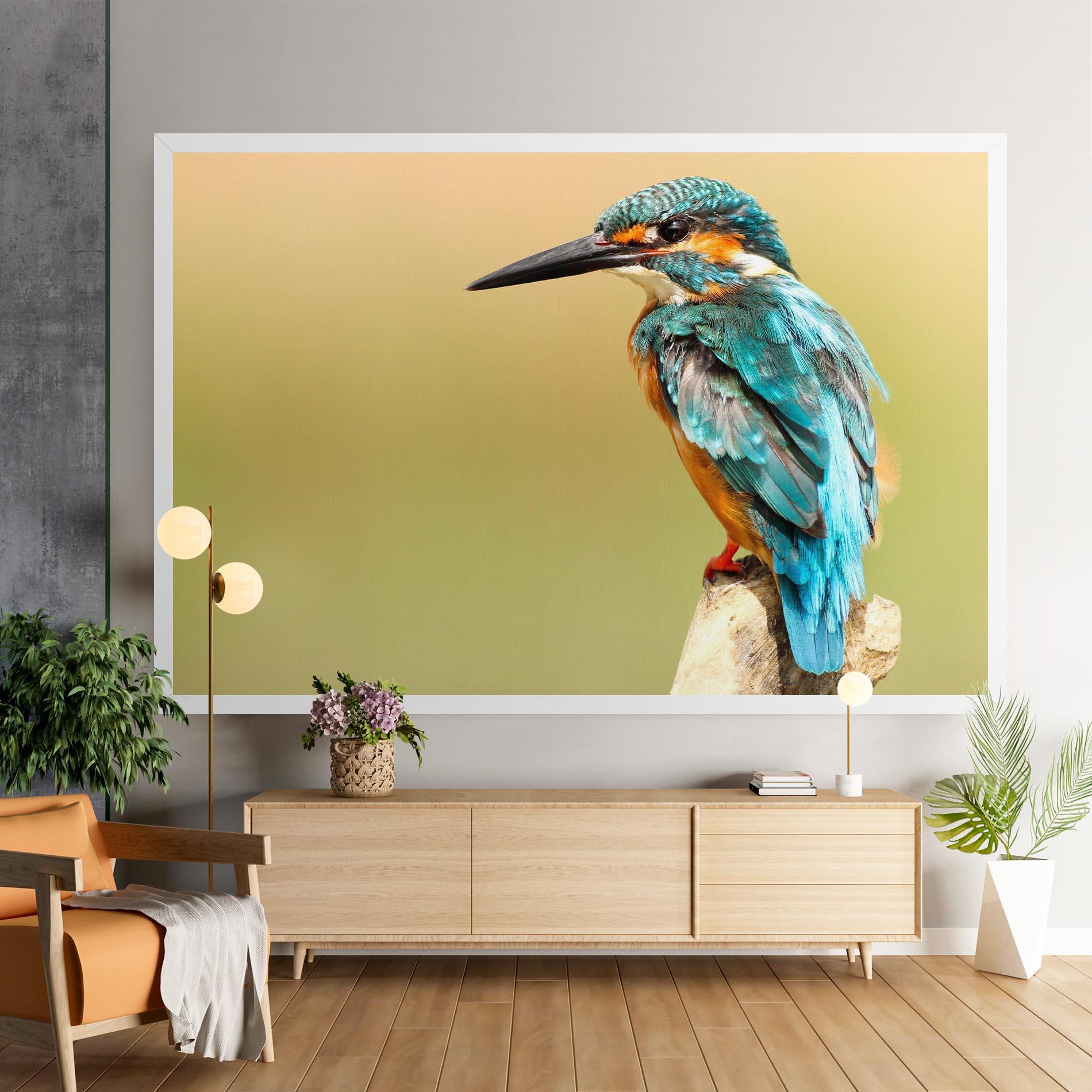 Tablou Canvas Light Blue Bird mockup 9