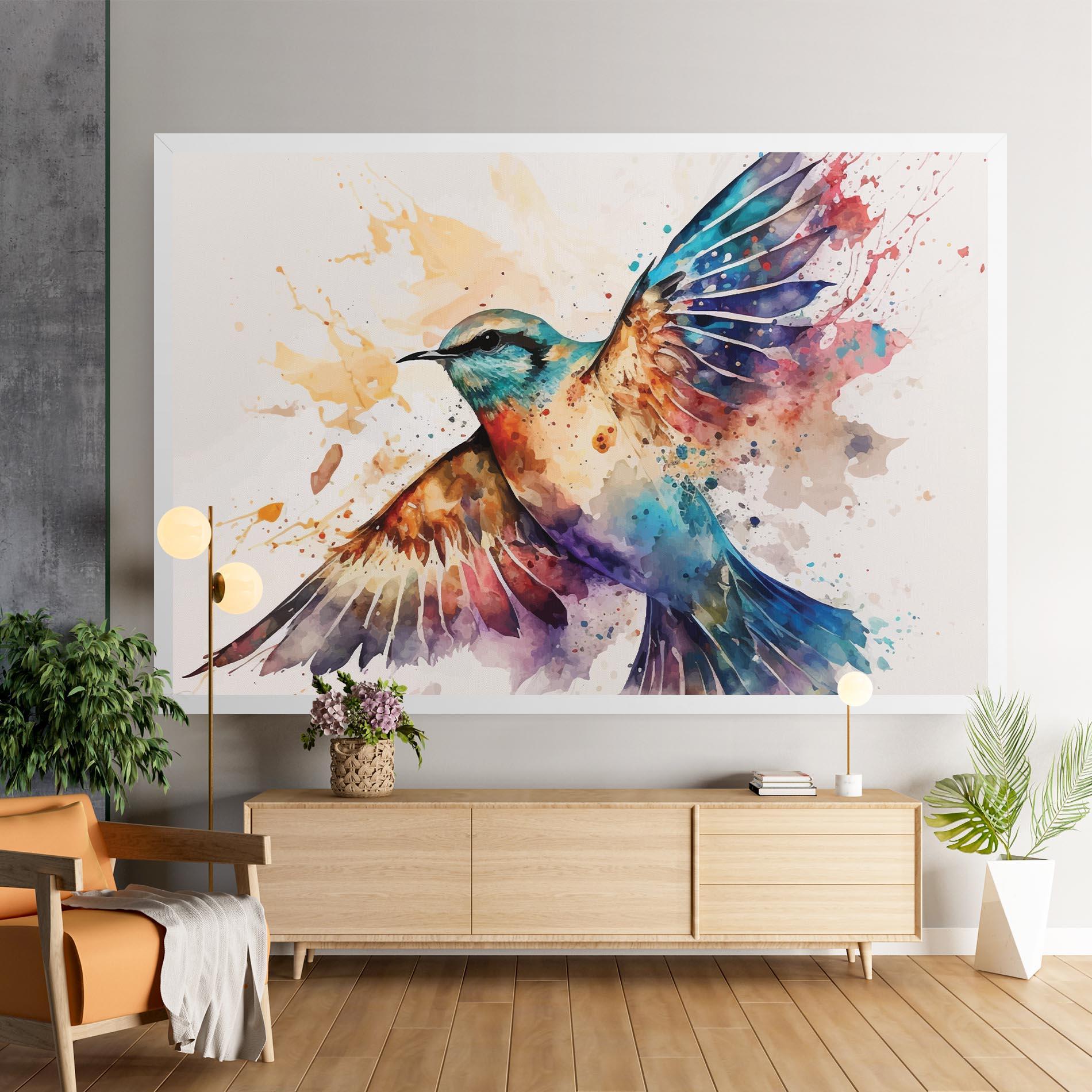 Tablou Canvas Painted Wings Bird mockup 9