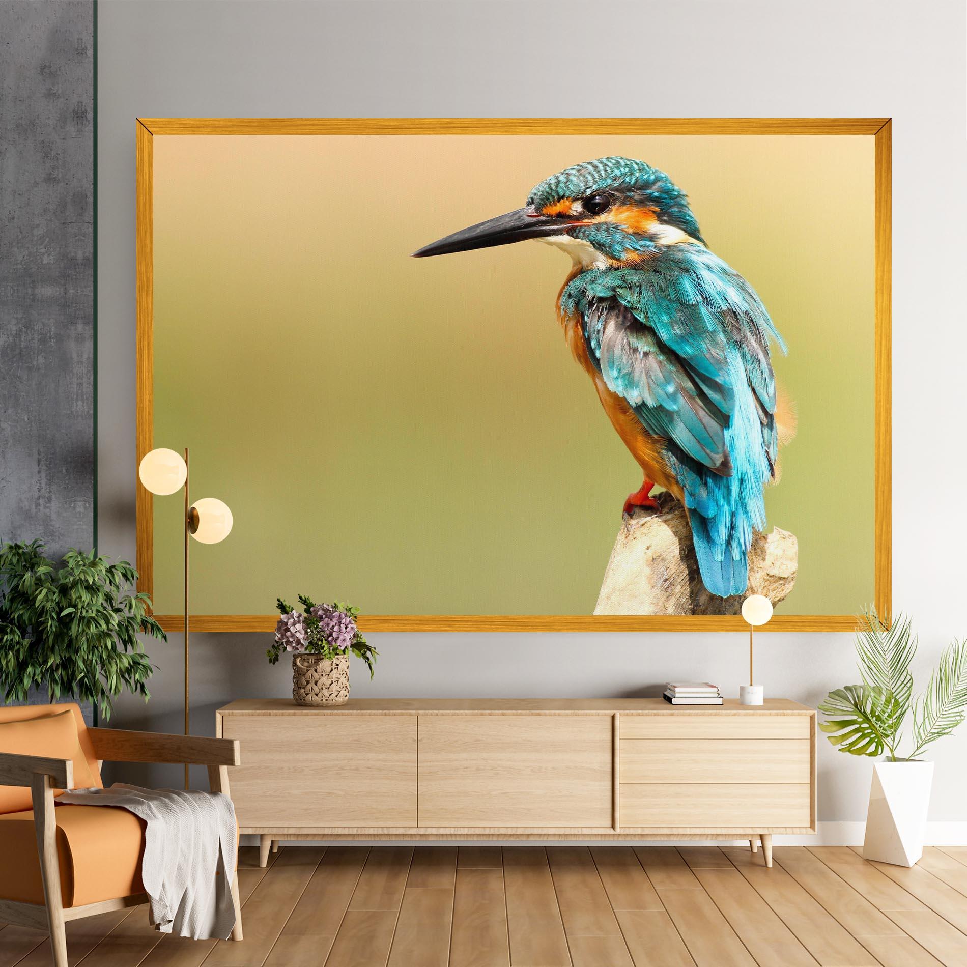 Tablou Canvas Light Blue Bird mockup 9