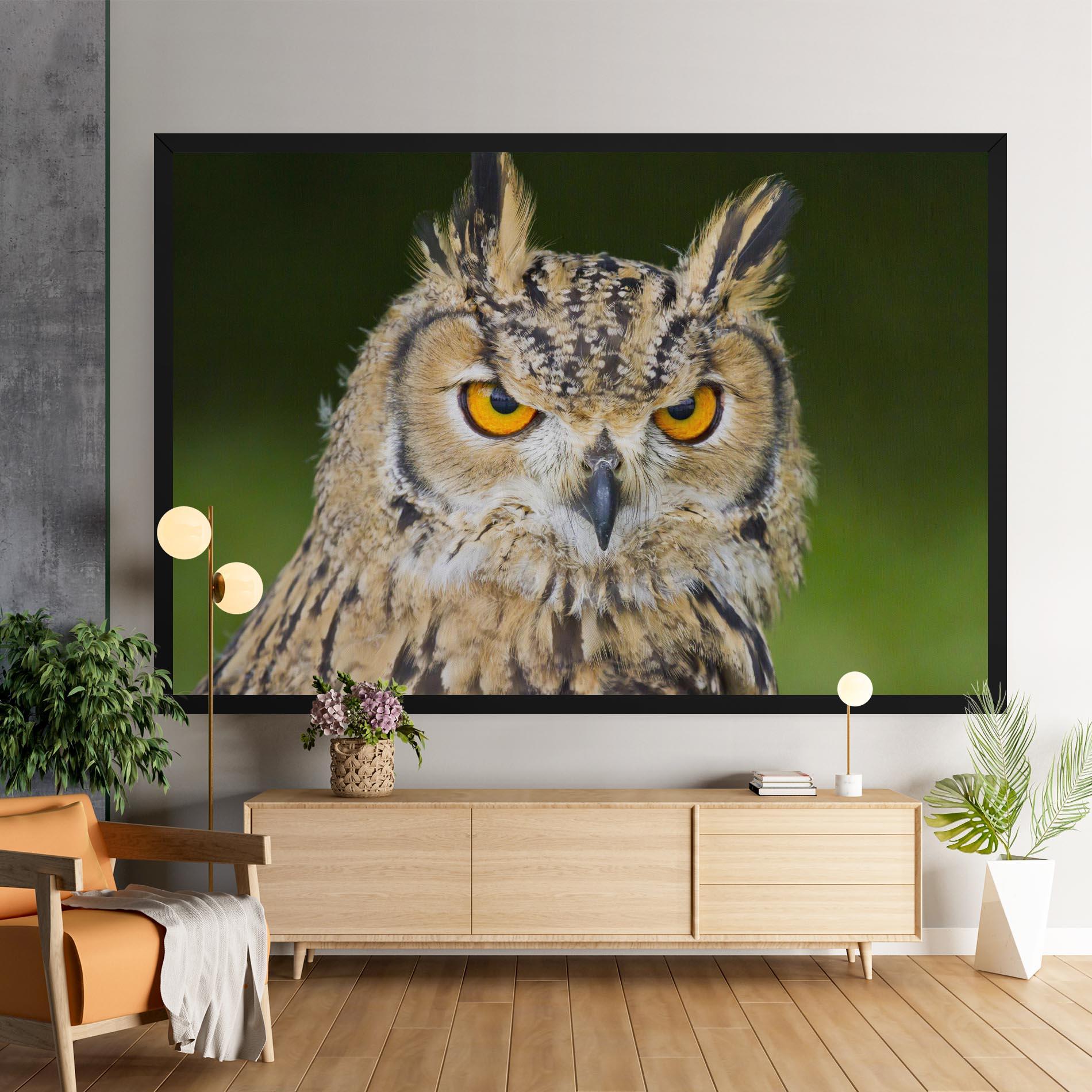Tablou Canvas Angry Owl mockup 9