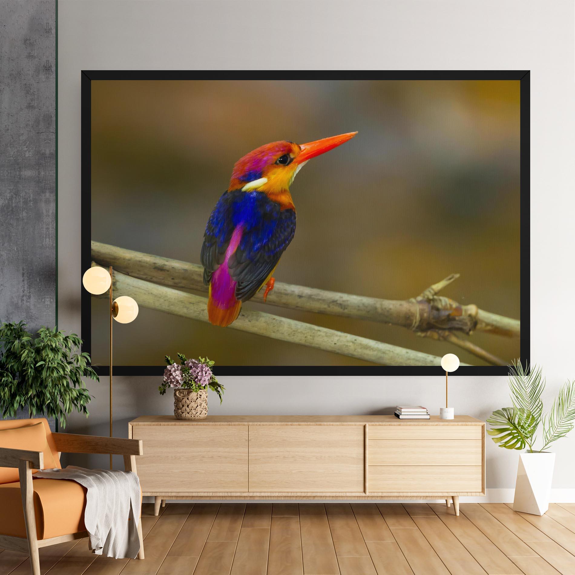Tablou Canvas Colorful Bird mockup 9