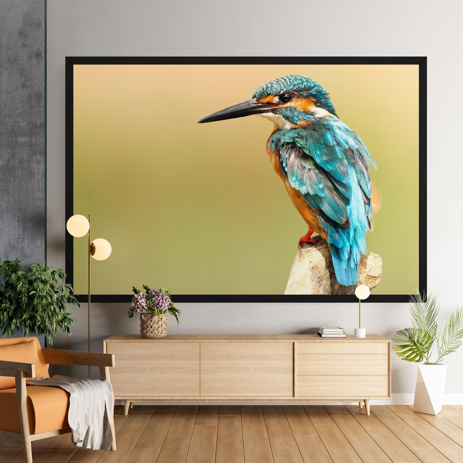 Tablou Canvas Light Blue Bird mockup 9