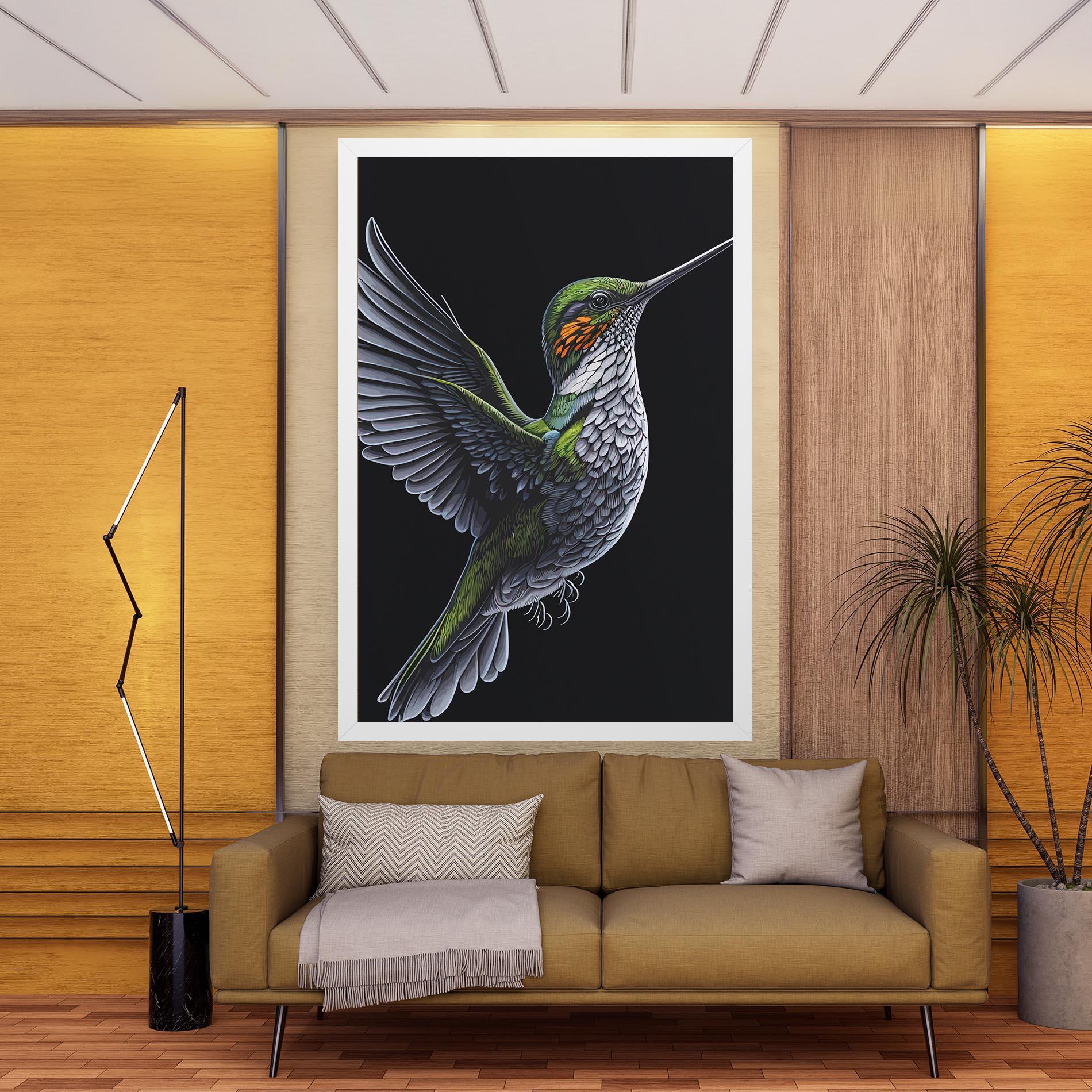 Tablou Canvas Hummingbird mockup 9