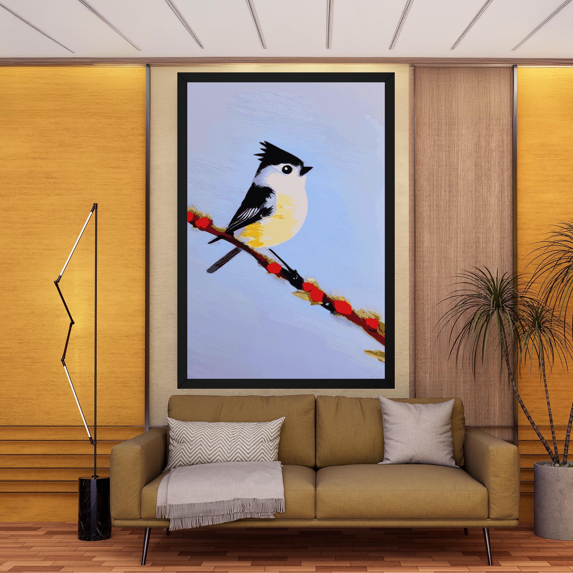Tablou Canvas Bird Painting mockup 9