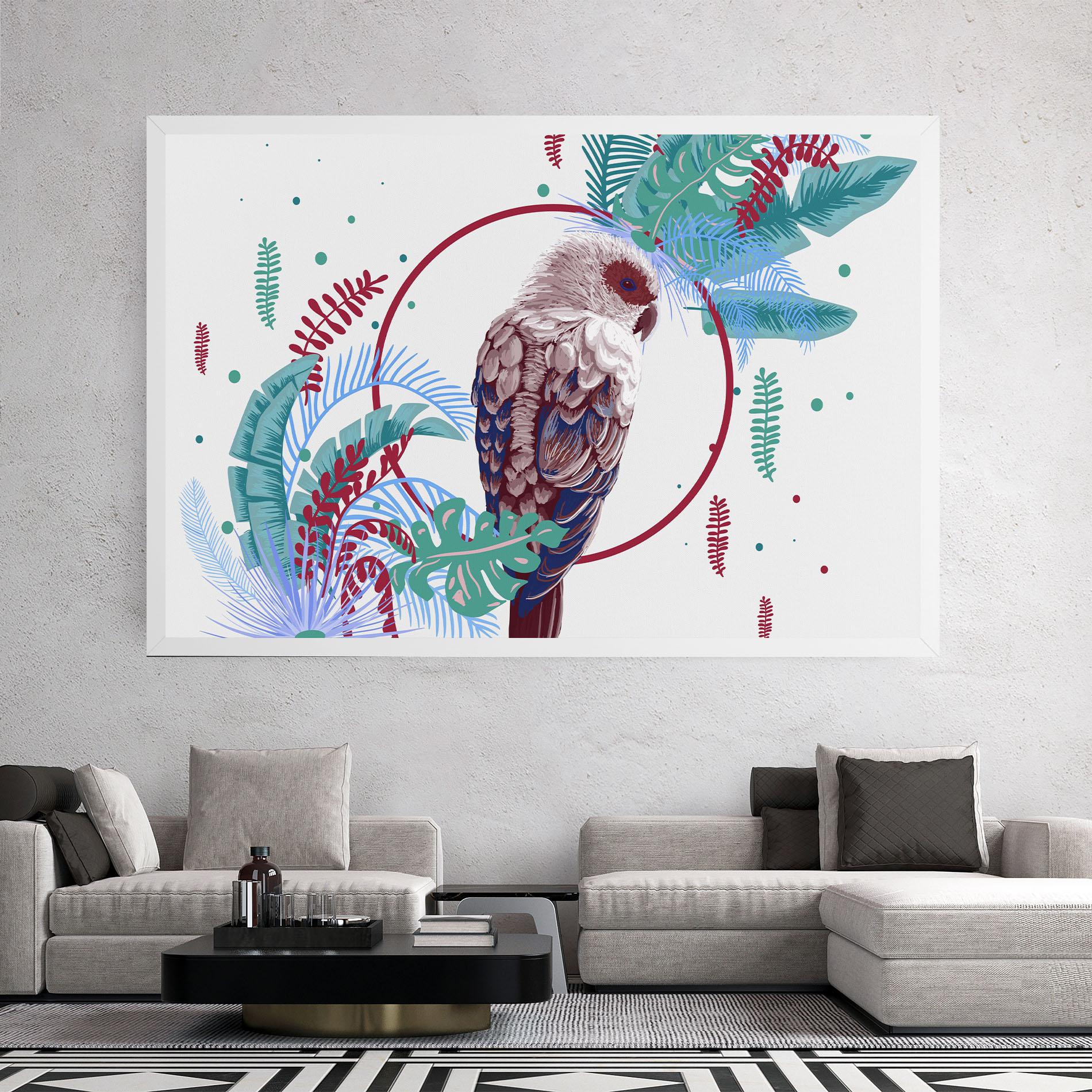 Tablou Canvas Bright Bird mockup 2