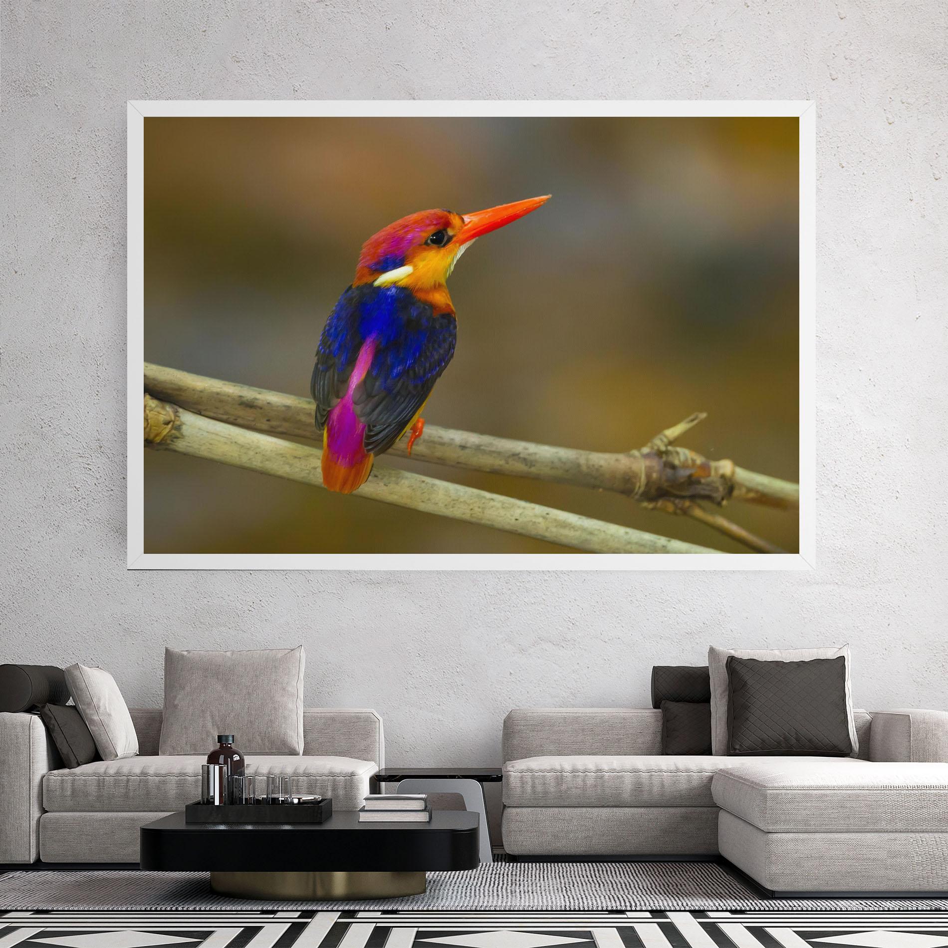 Tablou Canvas Colorful Bird mockup 2