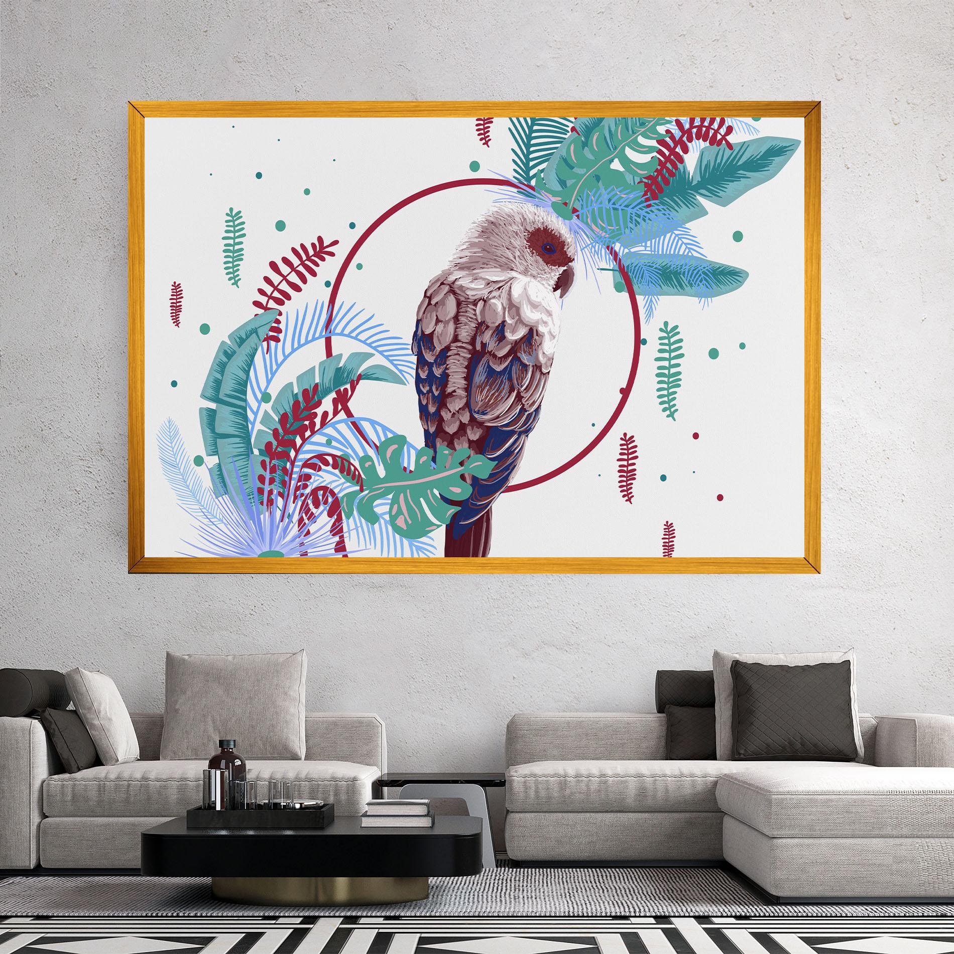 Tablou Canvas Bright Bird mockup 2