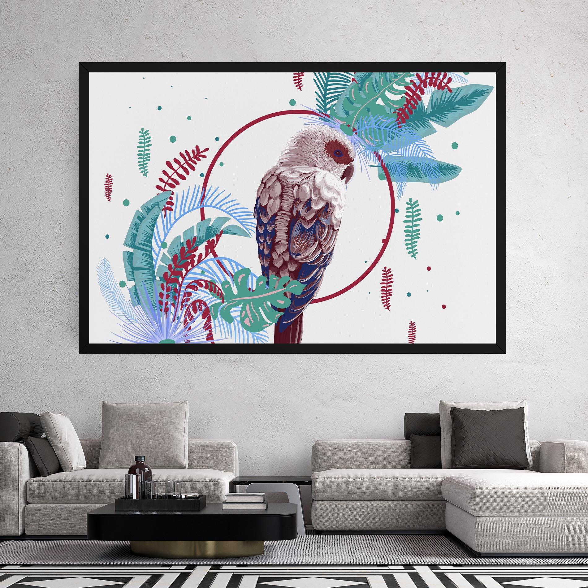 Tablou Canvas Bright Bird mockup 2